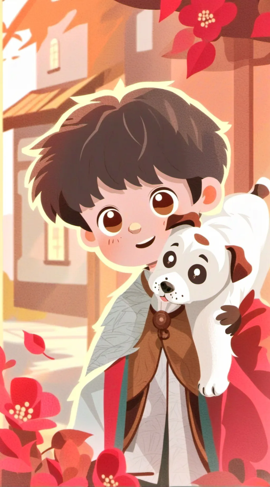 ai character: puppet au background