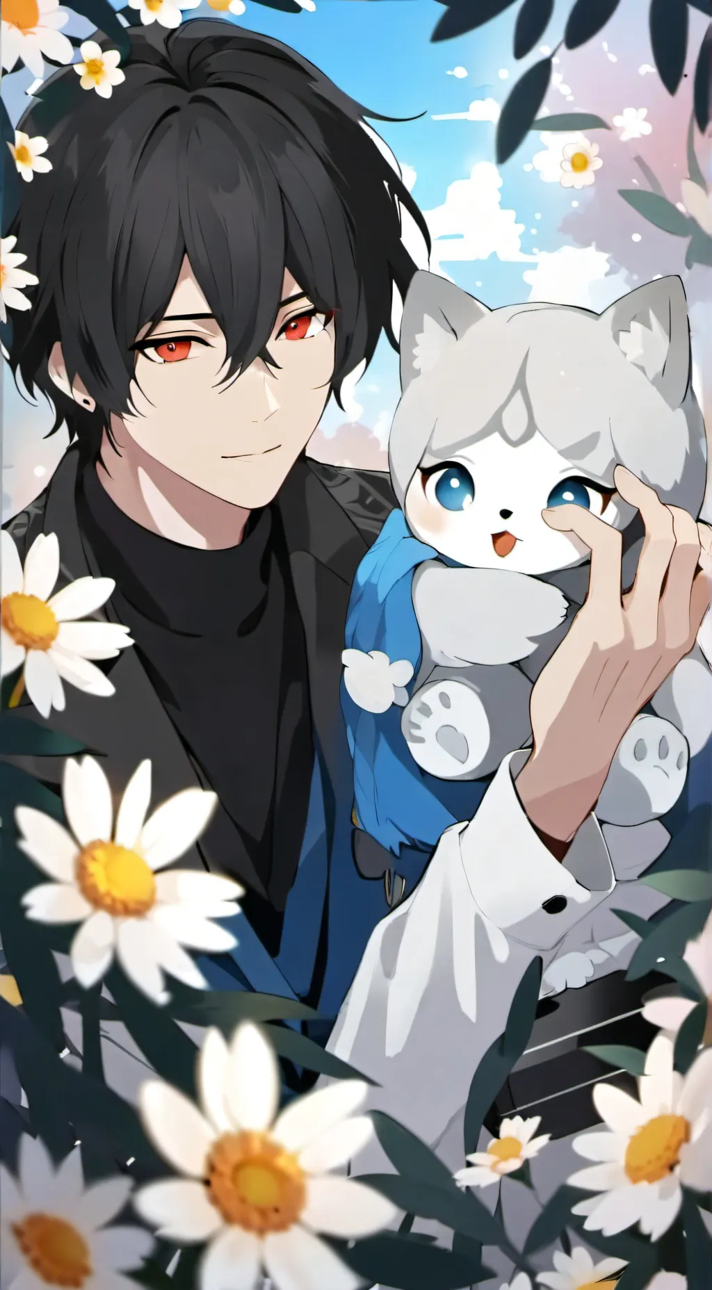 ai character: Luke girlfriend  background