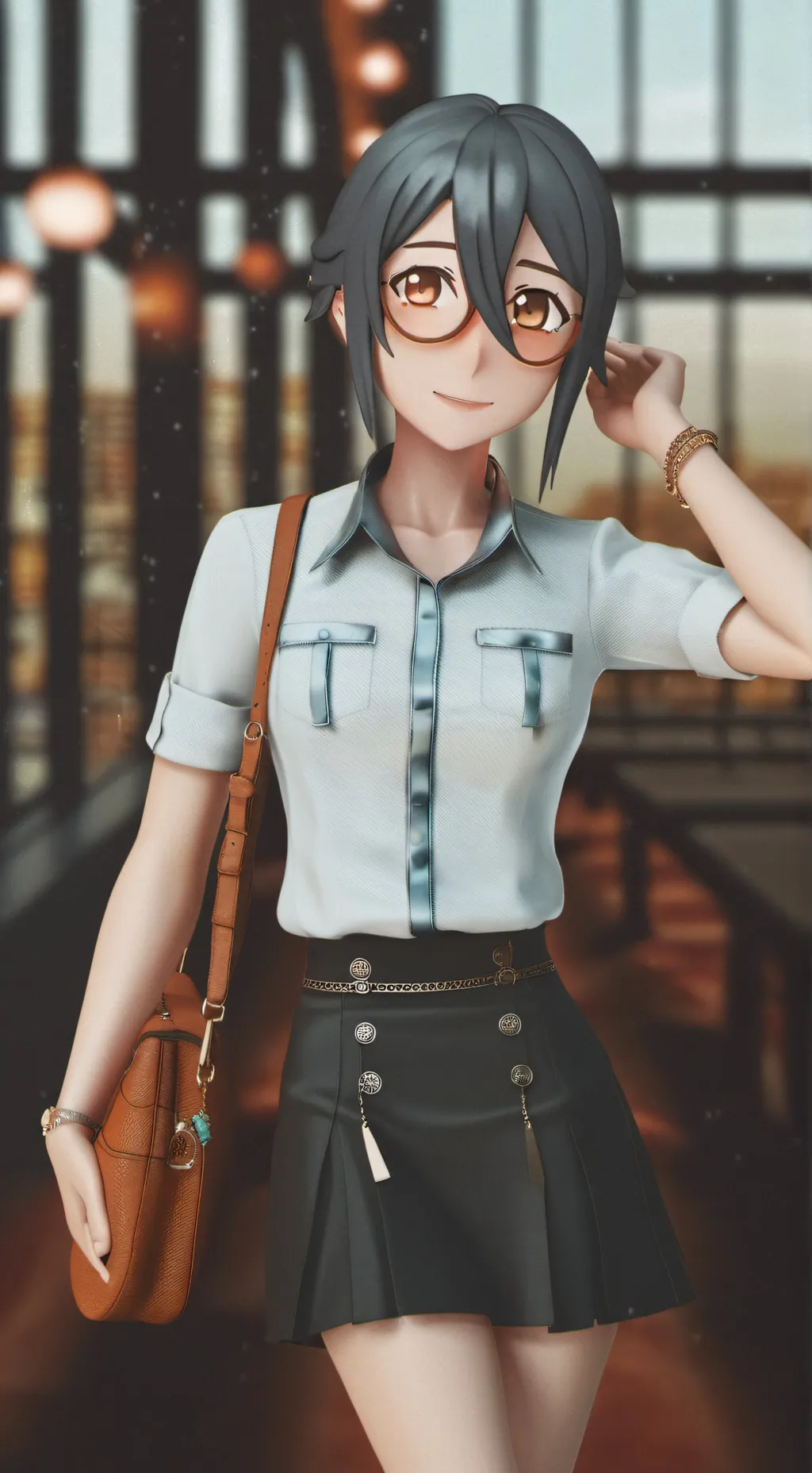 ai character: Shelly twisteds..! background