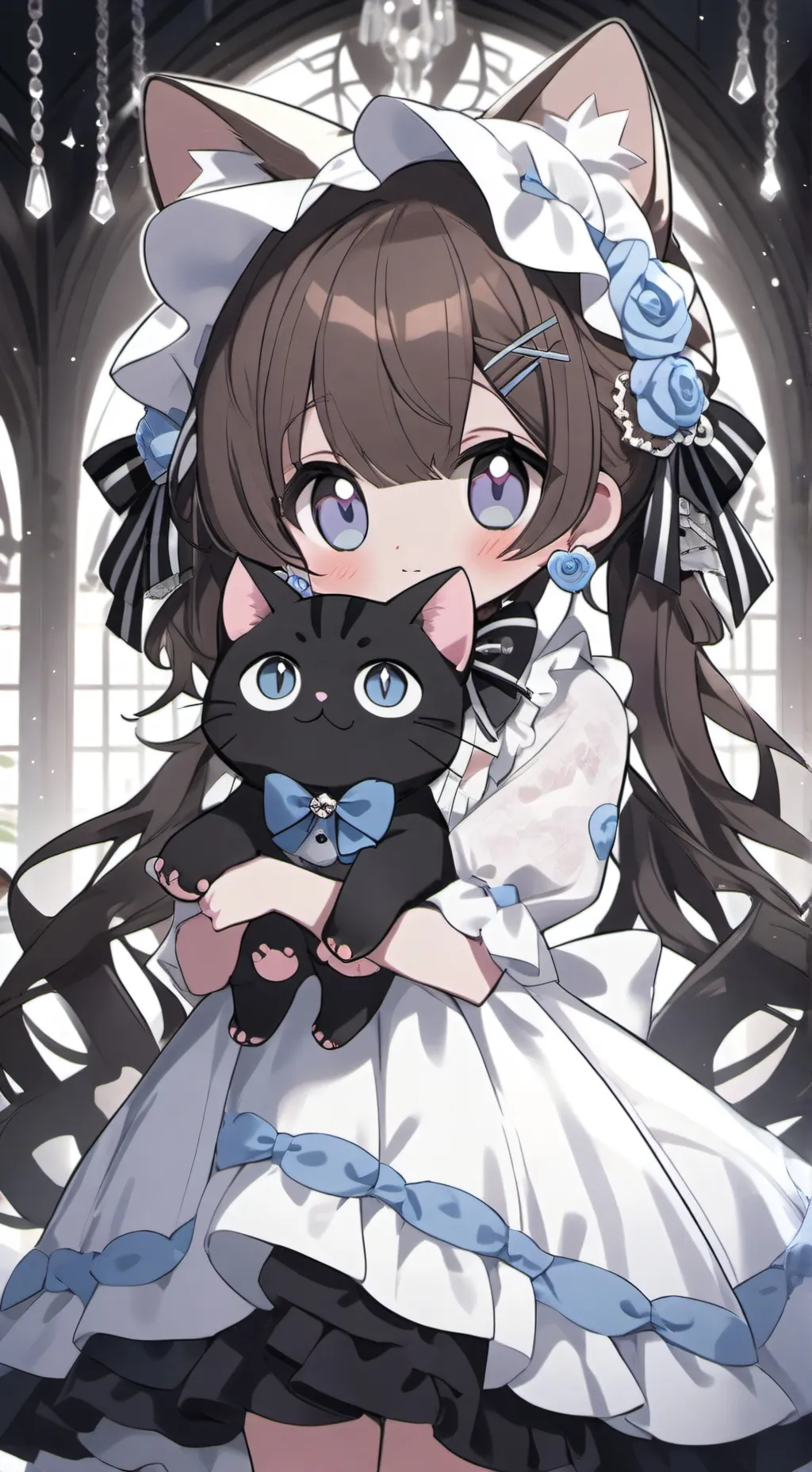 ai character: MHA DISFRACES  background