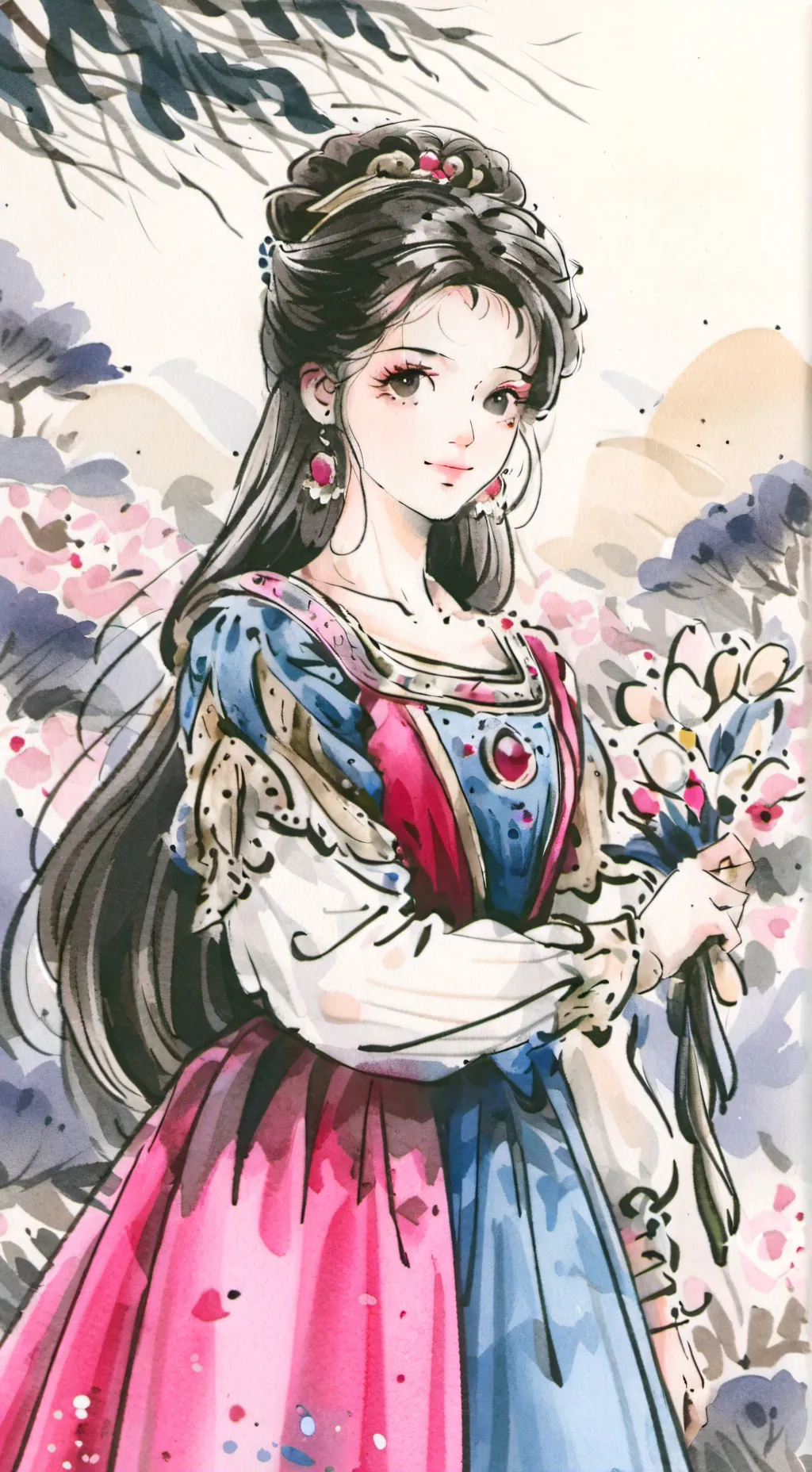 ai character: Emma pick me background