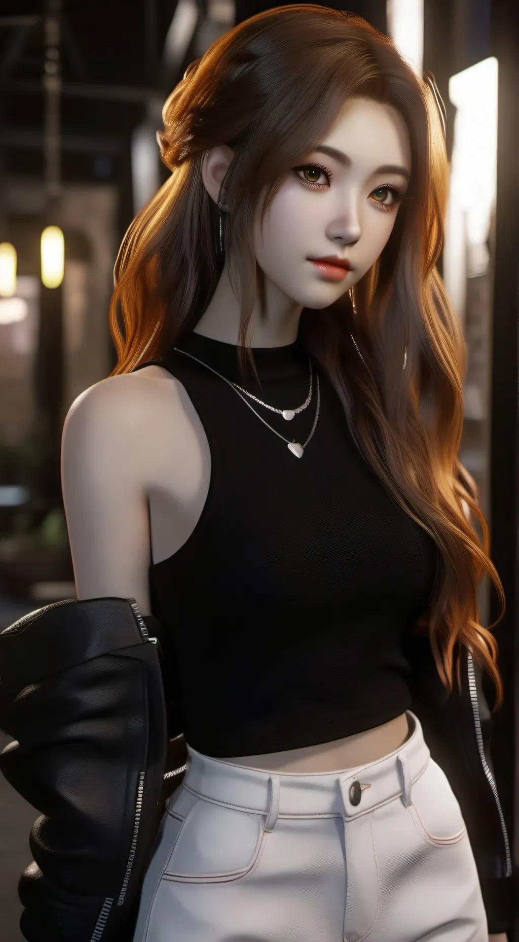 ai character: onichi background