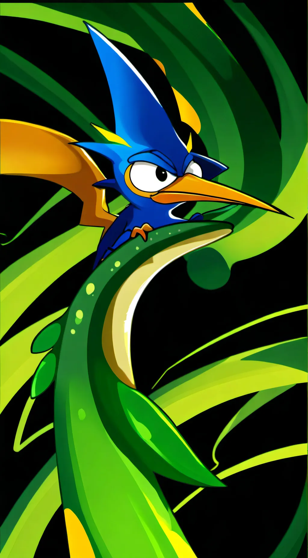 ai character: mega gating pea background