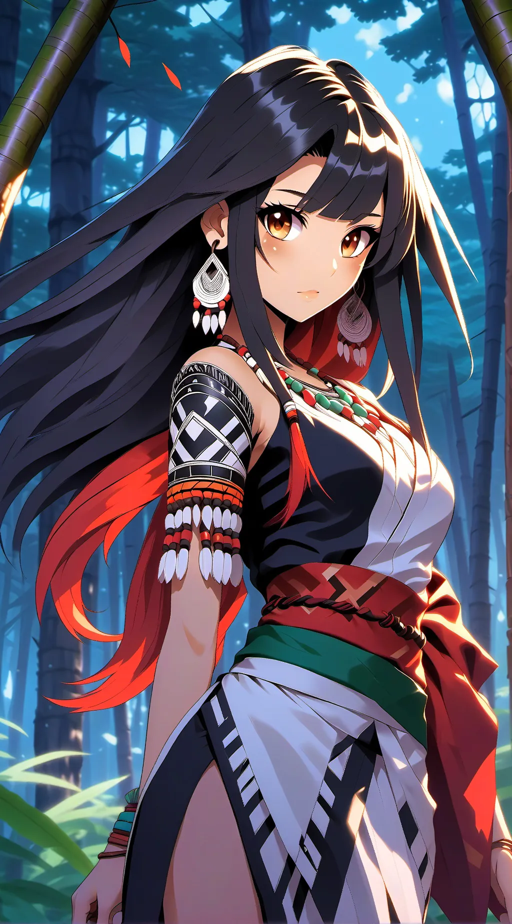 ai character: Rayen background