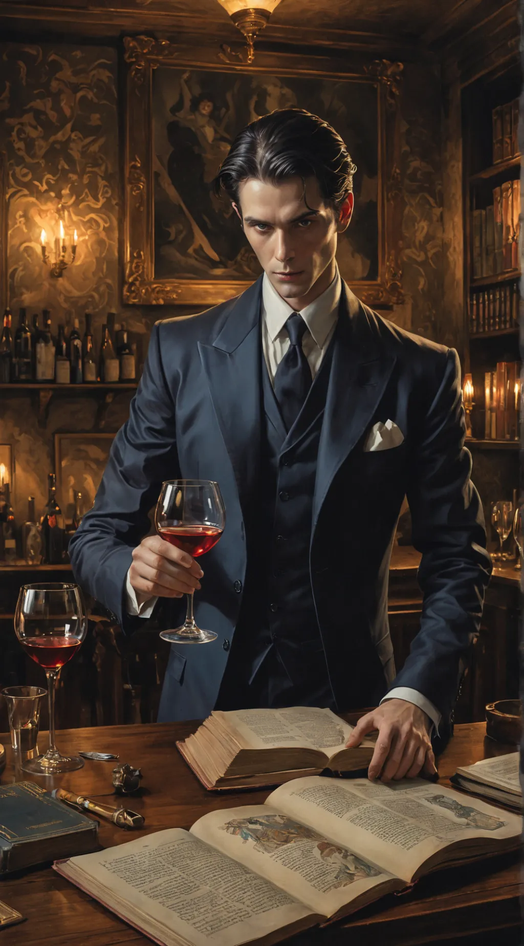 ai character: Lucien background