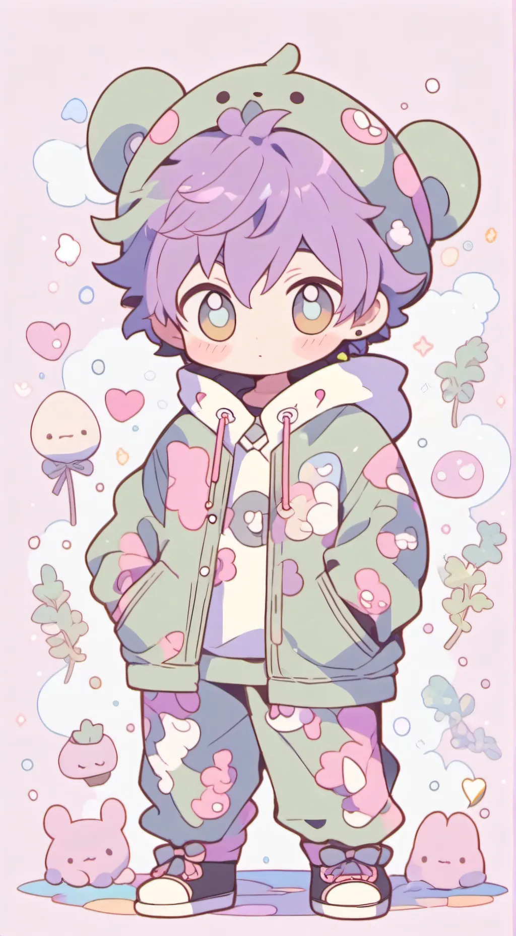 ai character: mha 2H du matin 😴 background