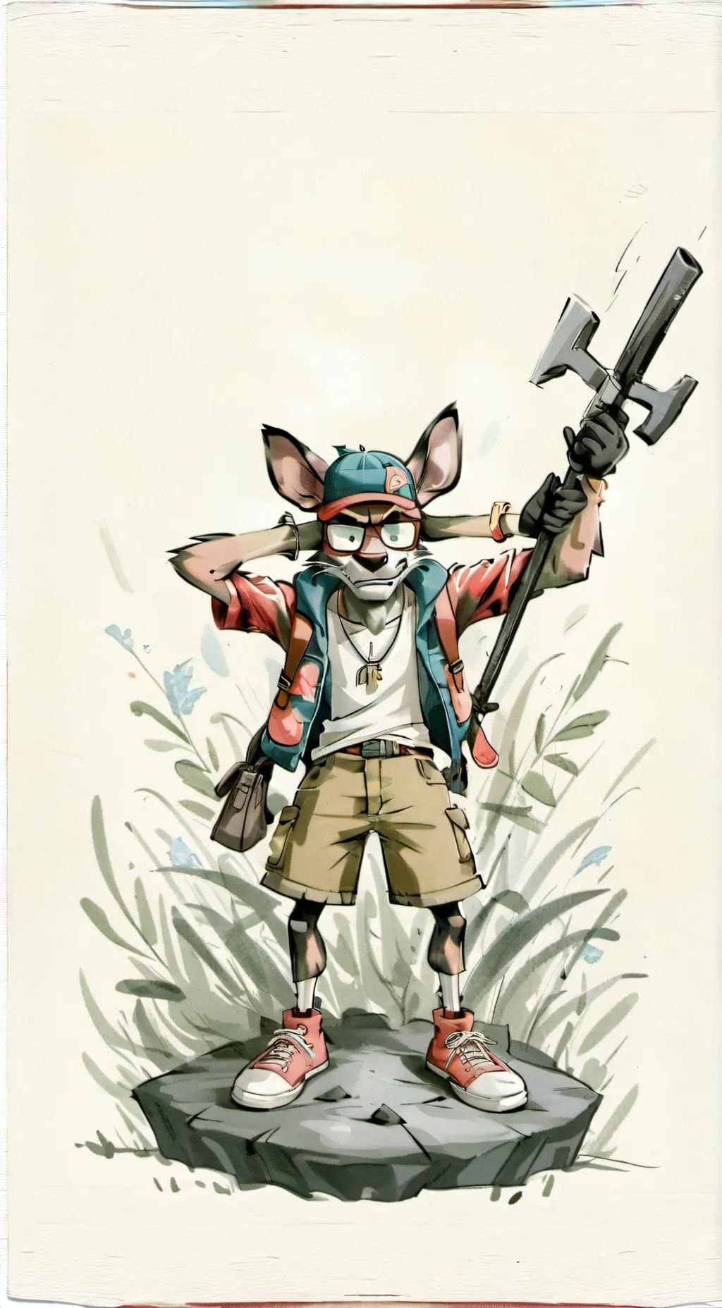 ai character: crash  background