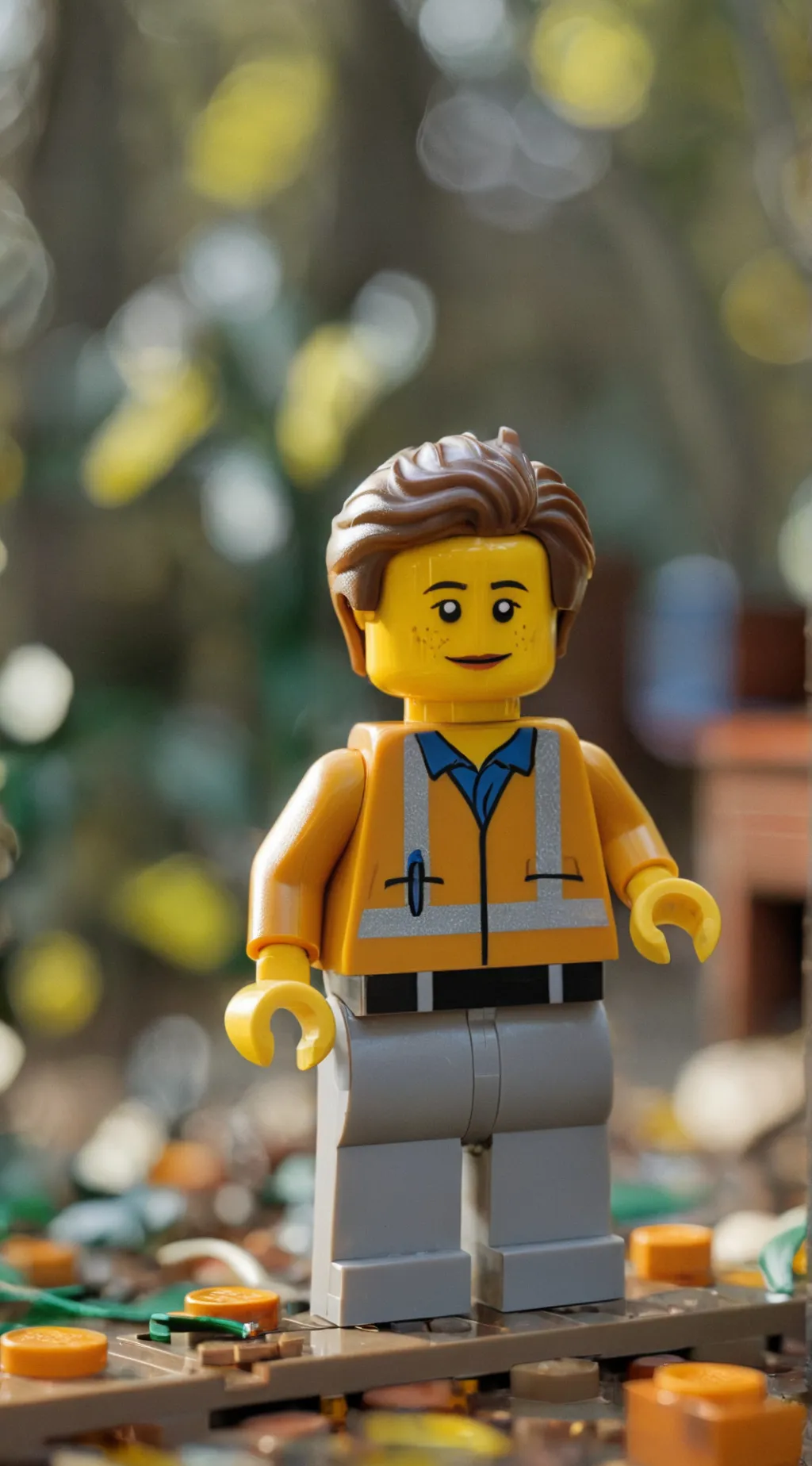 ai character: lego dream world background