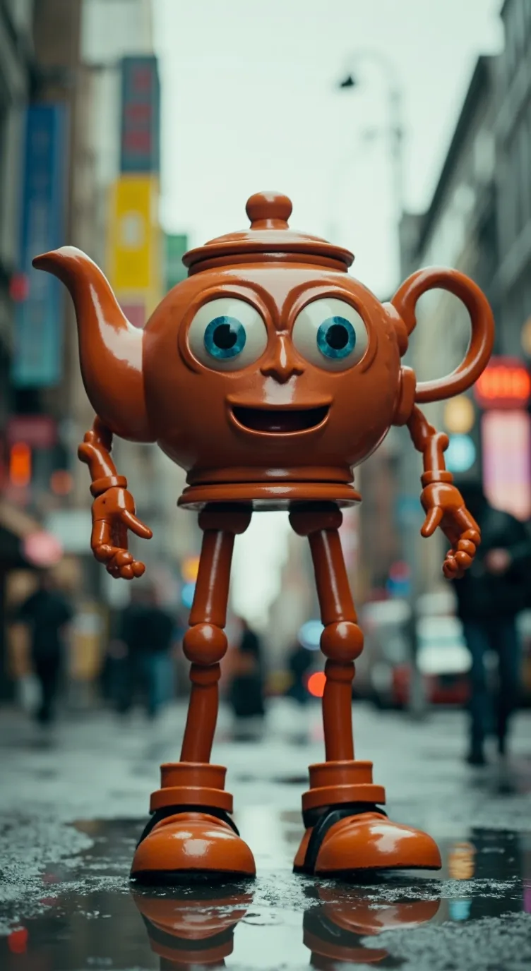 ai character: Ta ta ta sahur  background