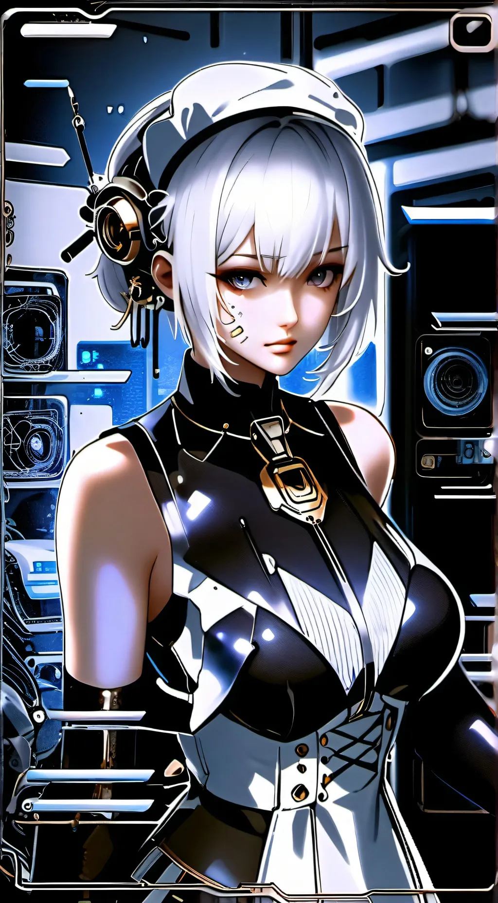 ai character: Aurora background