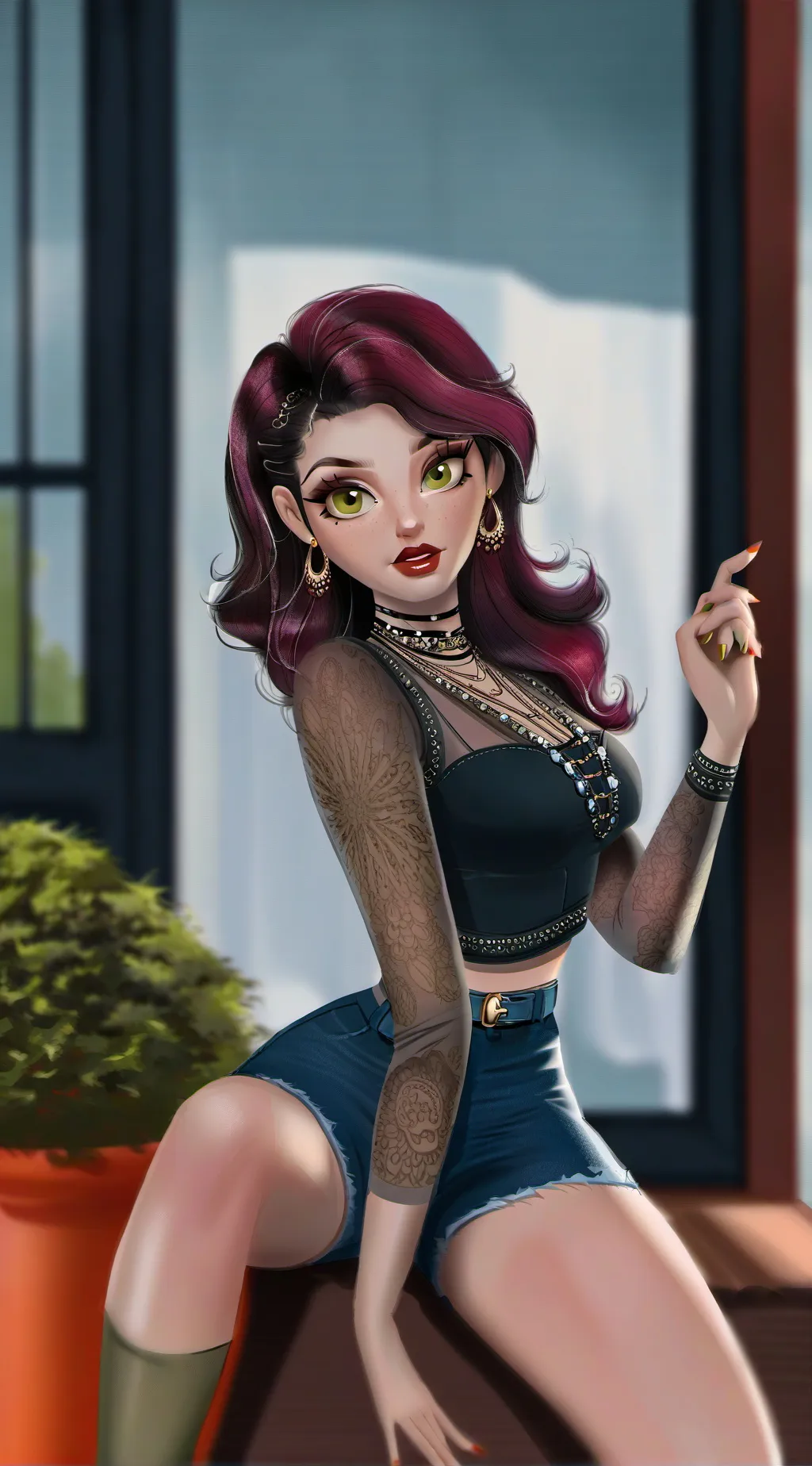 ai character: Christie background