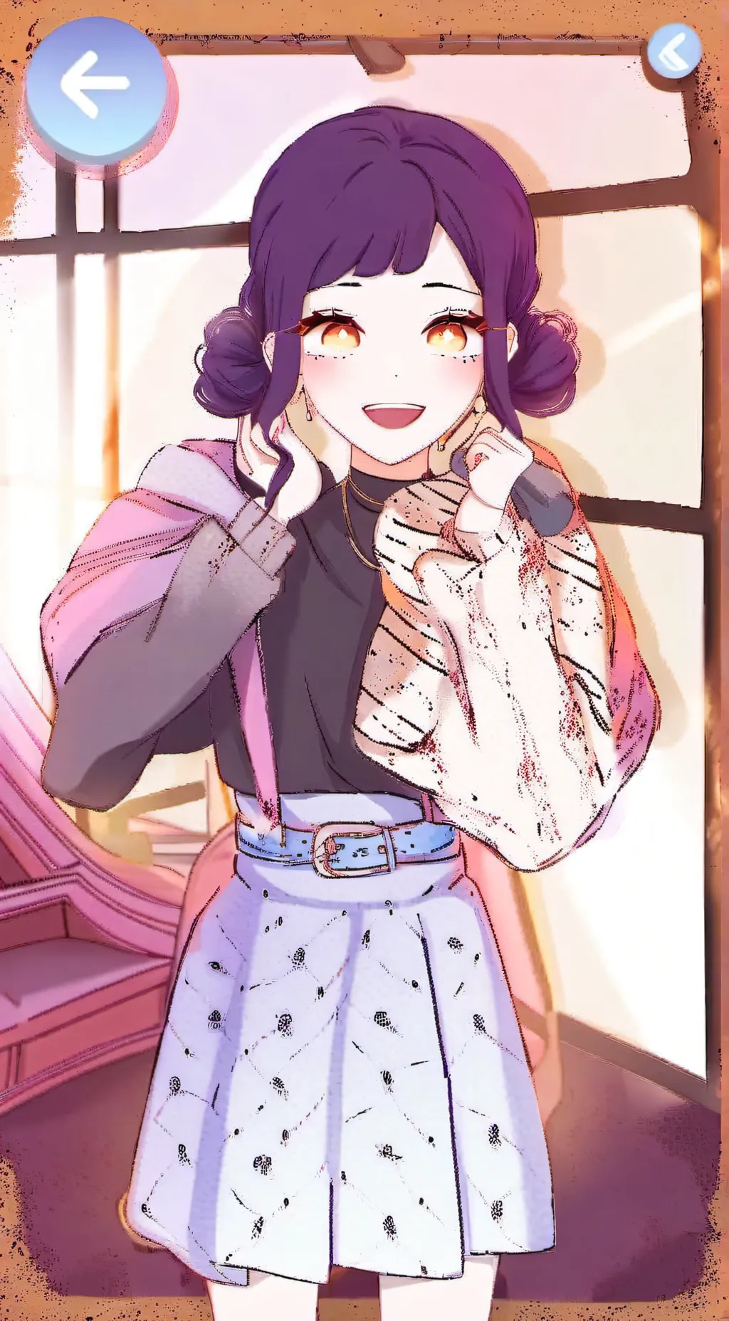 ai character: Mystery x zoey background