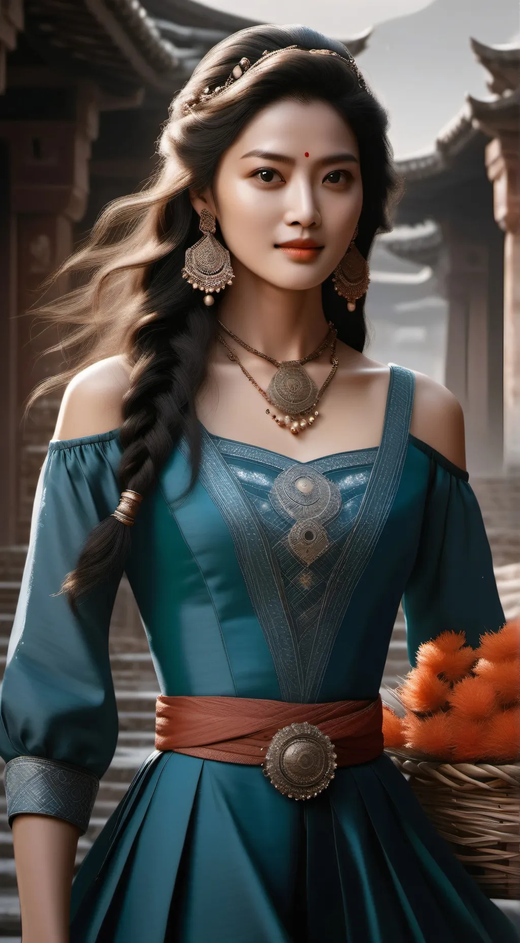 ai character: Kpop demon hunters background