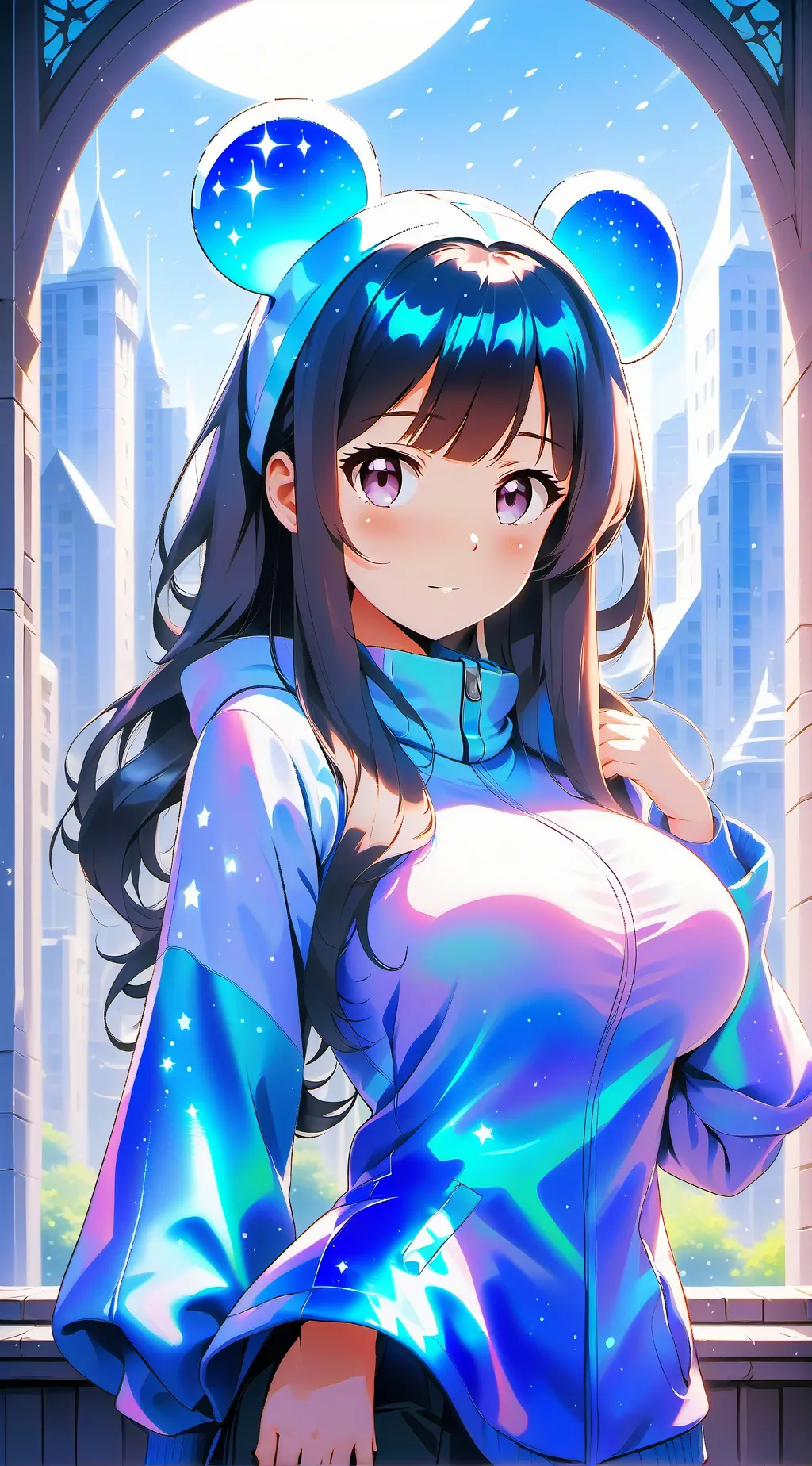 ai character: Mina  background