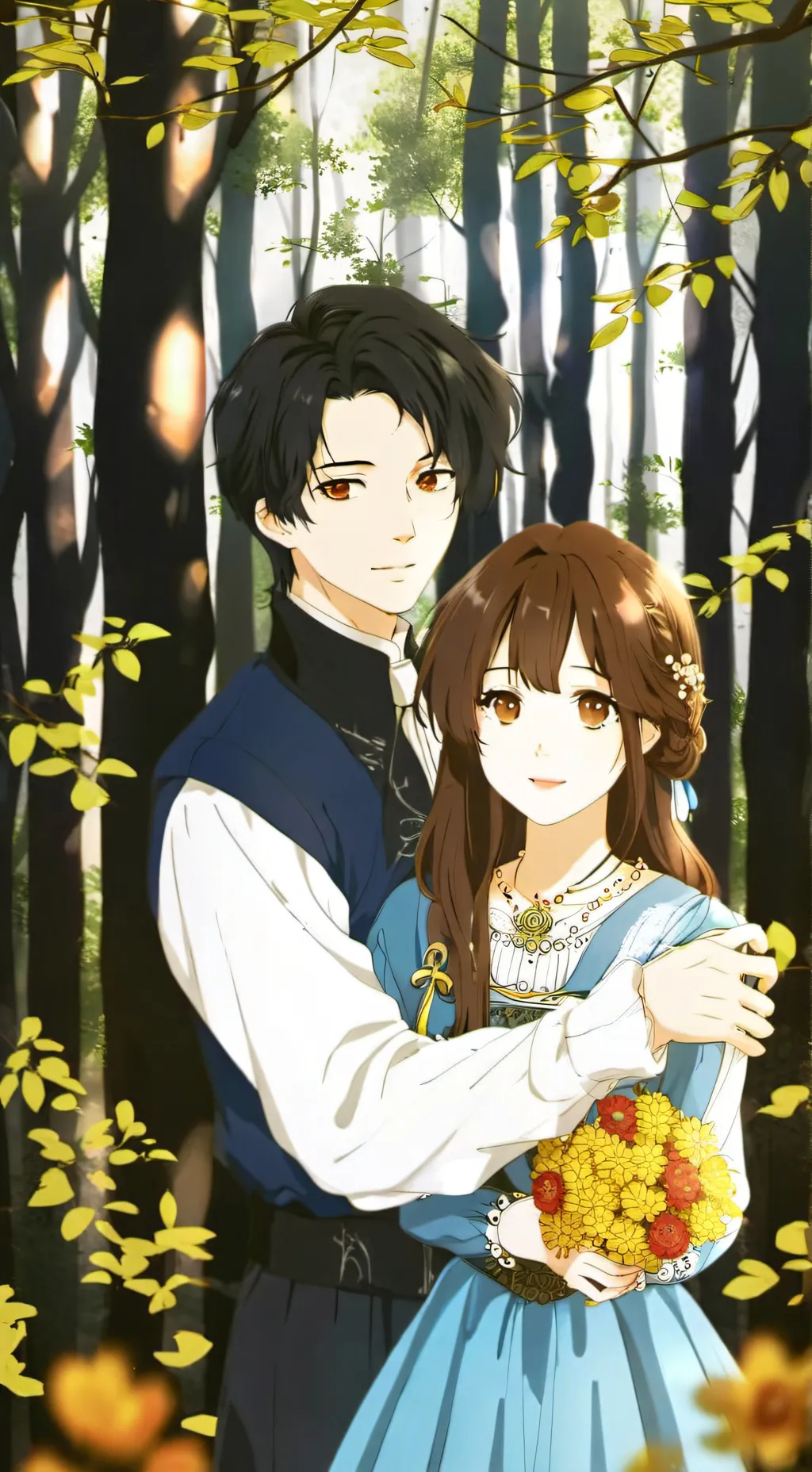 ai character: kny background