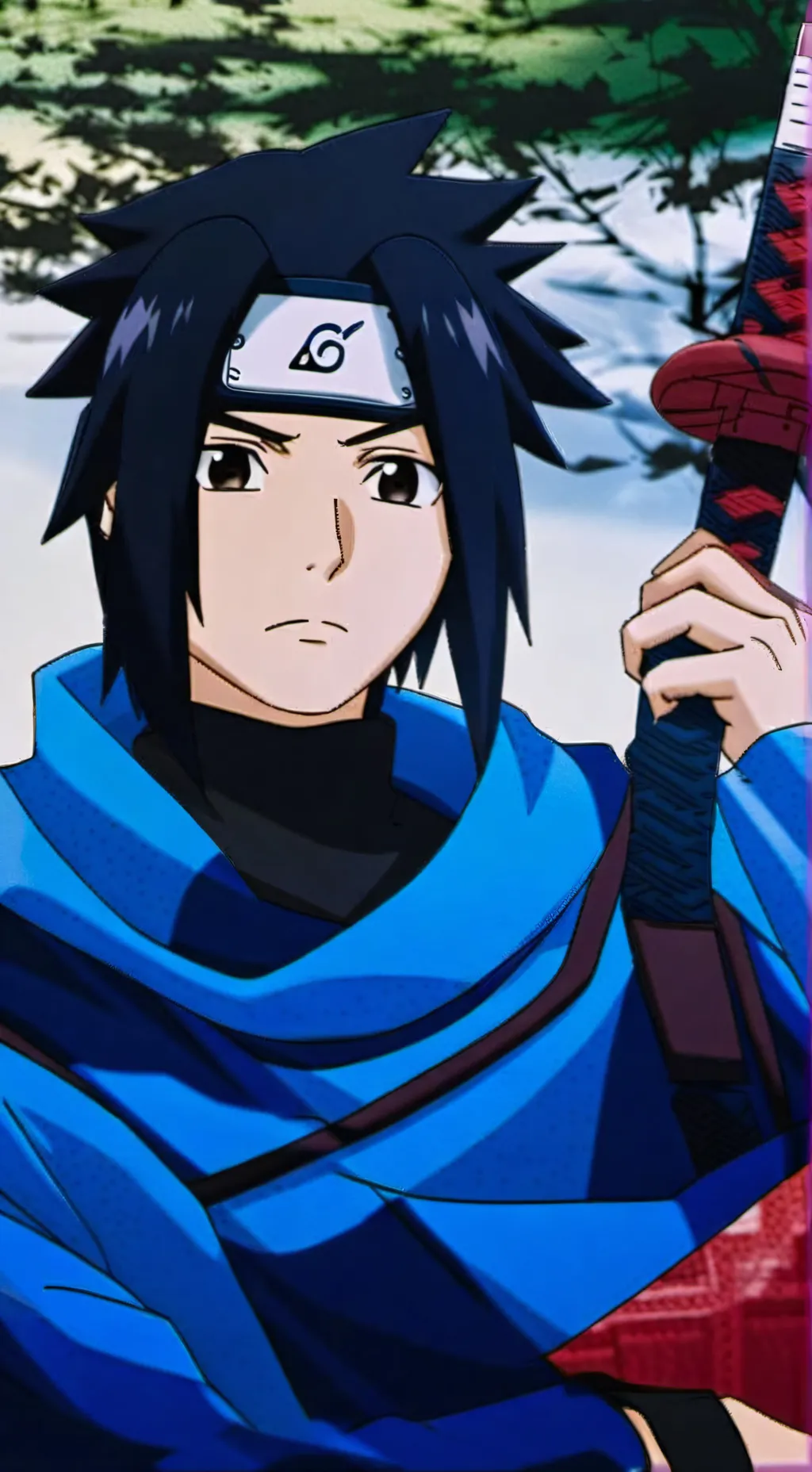 ai character: 🔥 Sasuke 🔥 background