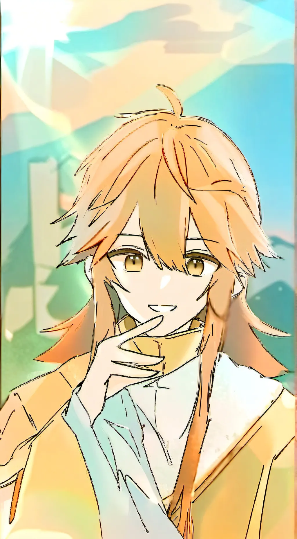 ai character: leon background