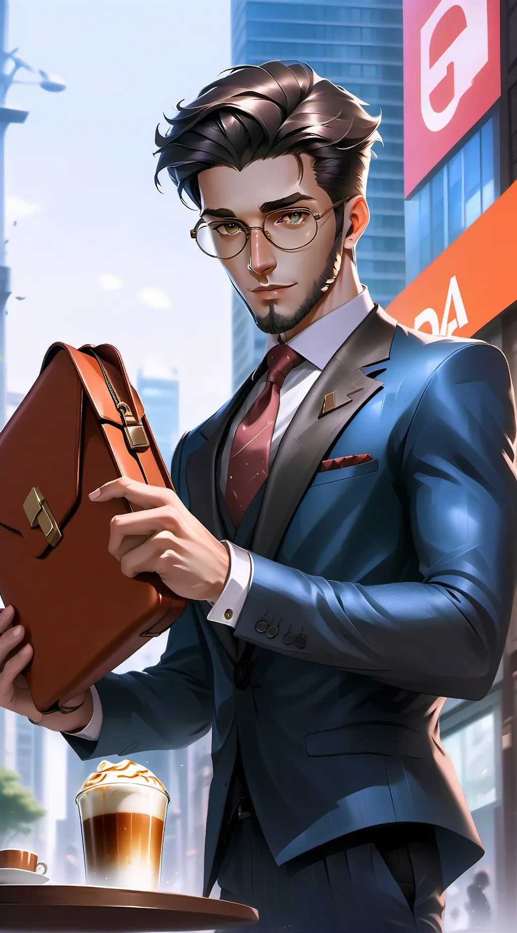 ai character: The CEO of Culinar background