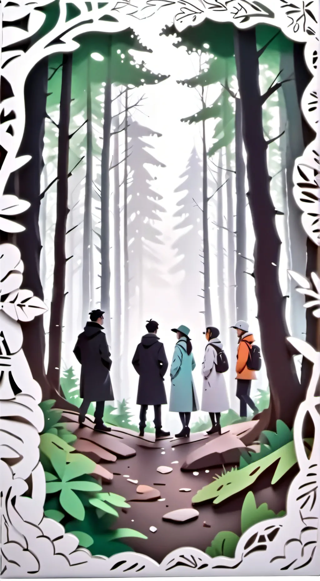 ai character: Forest background