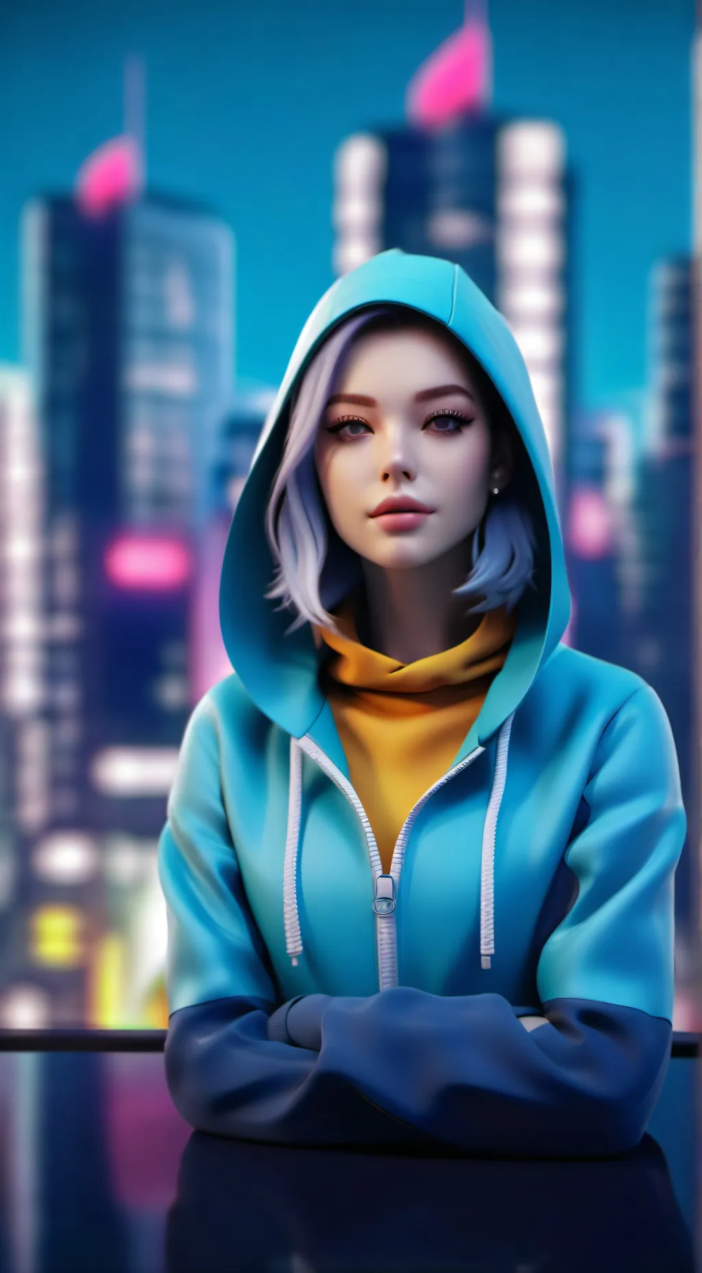 ai character: vida normal background