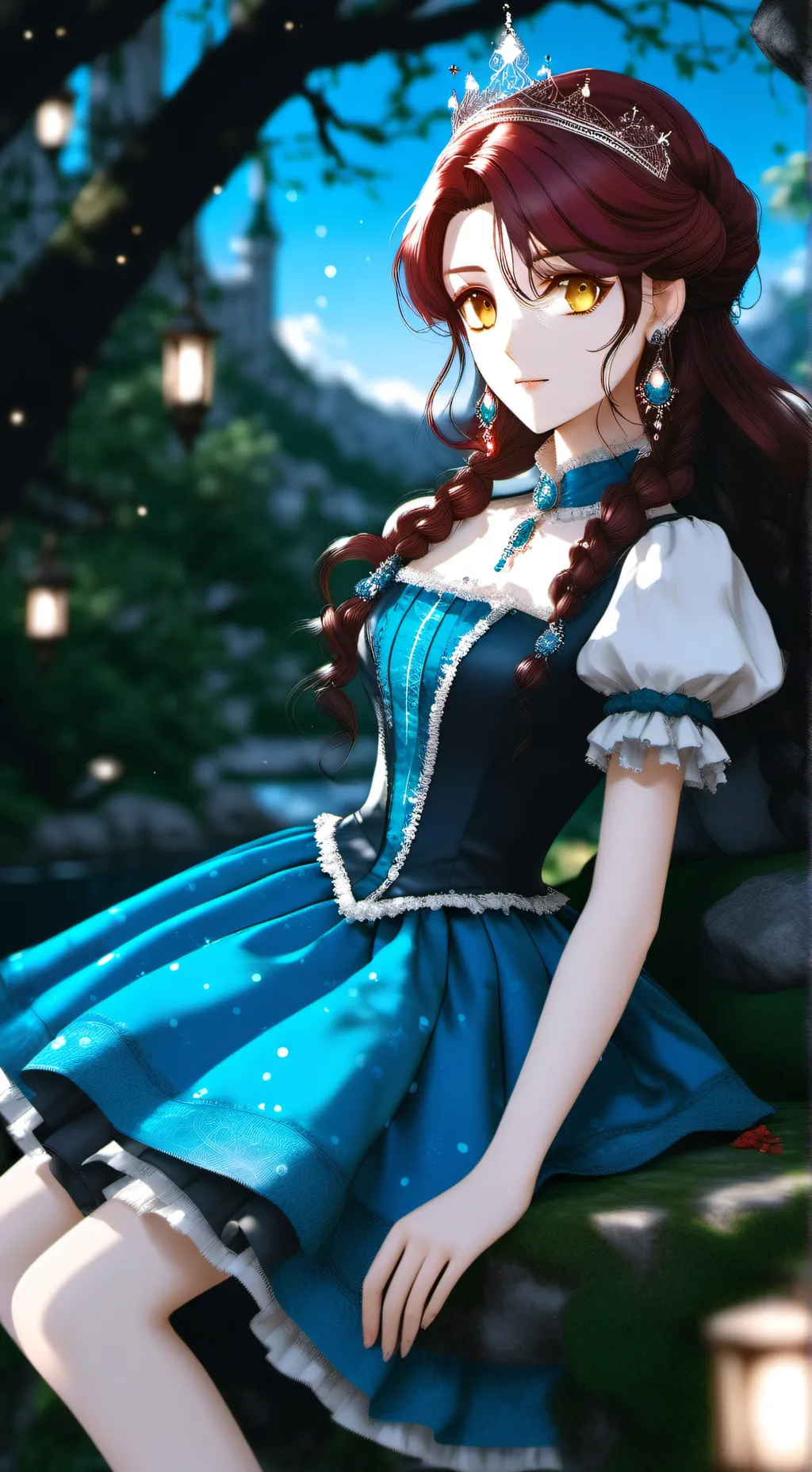 ai character: €:Abigail:€ background