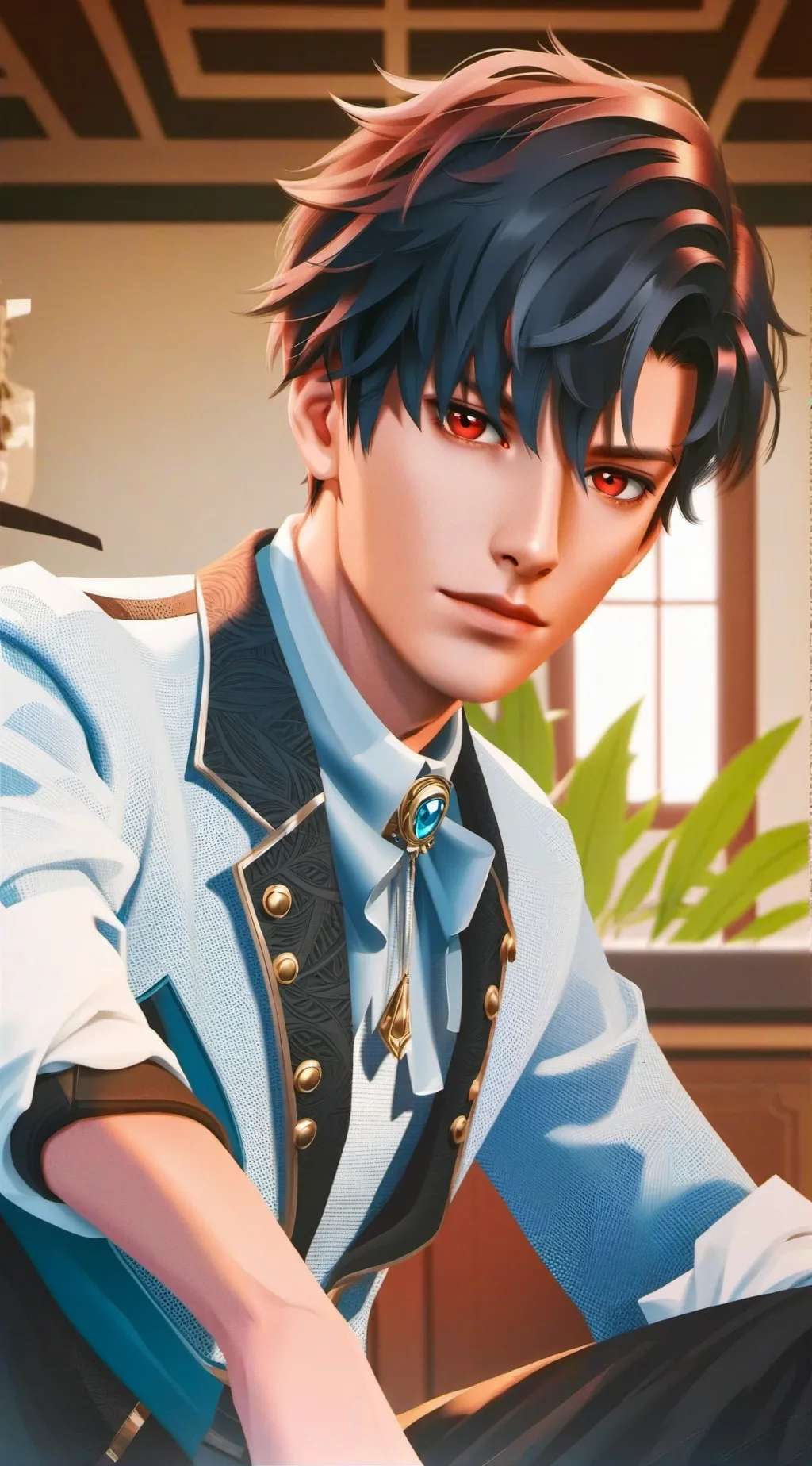 ai character: LUCIFER background