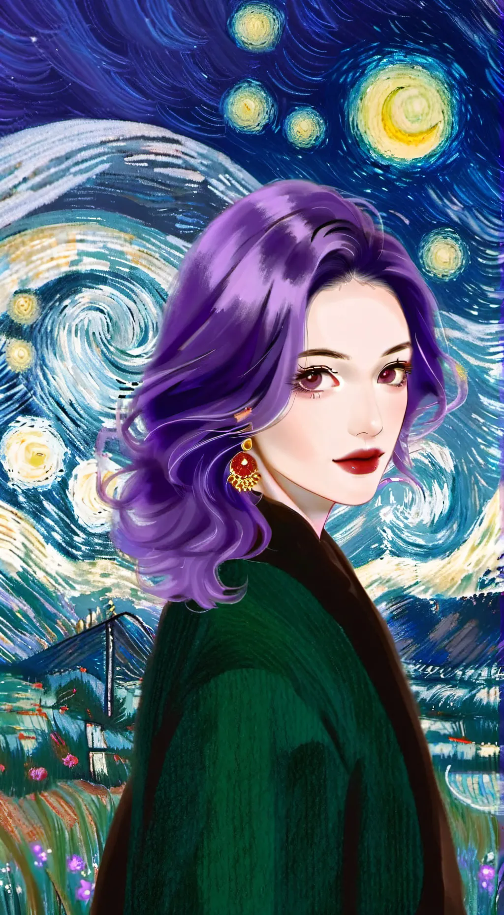 ai character: Aphmau 🪄school background