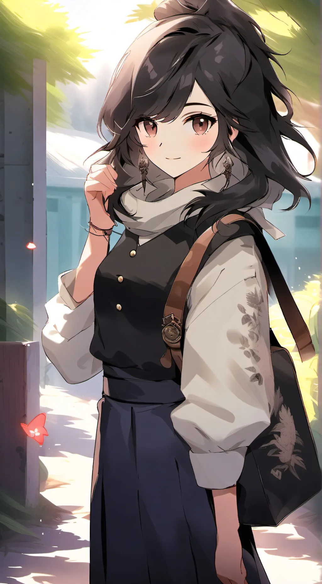 ai character: ☞ 卐 background