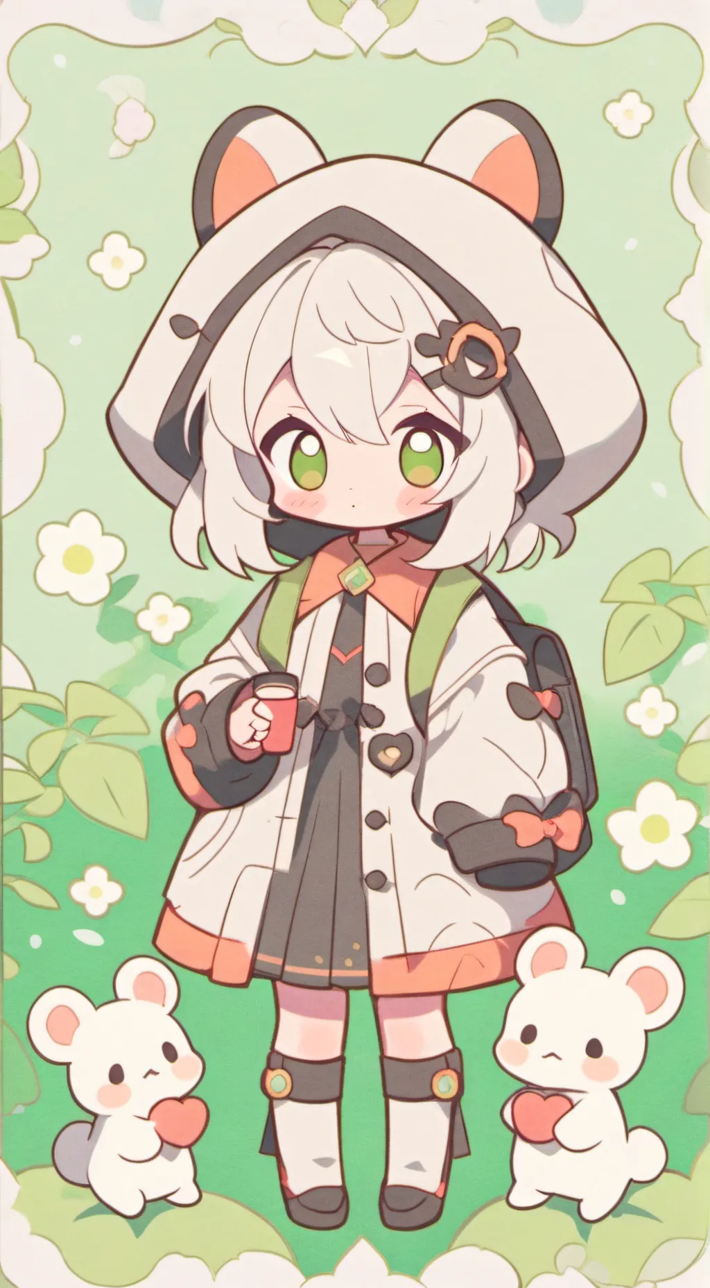 ai character: Your turn! Mha!  background