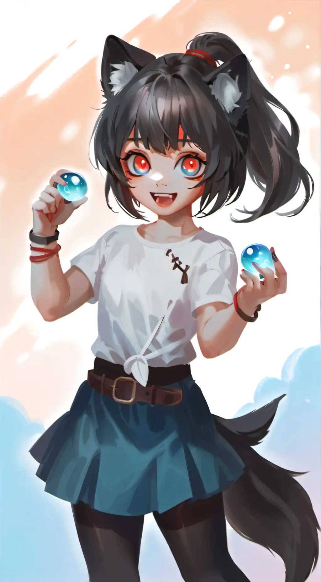 ai character: kitty background