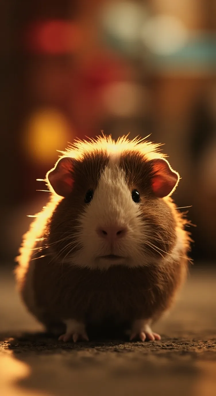 ai character: guinea pig chaos background