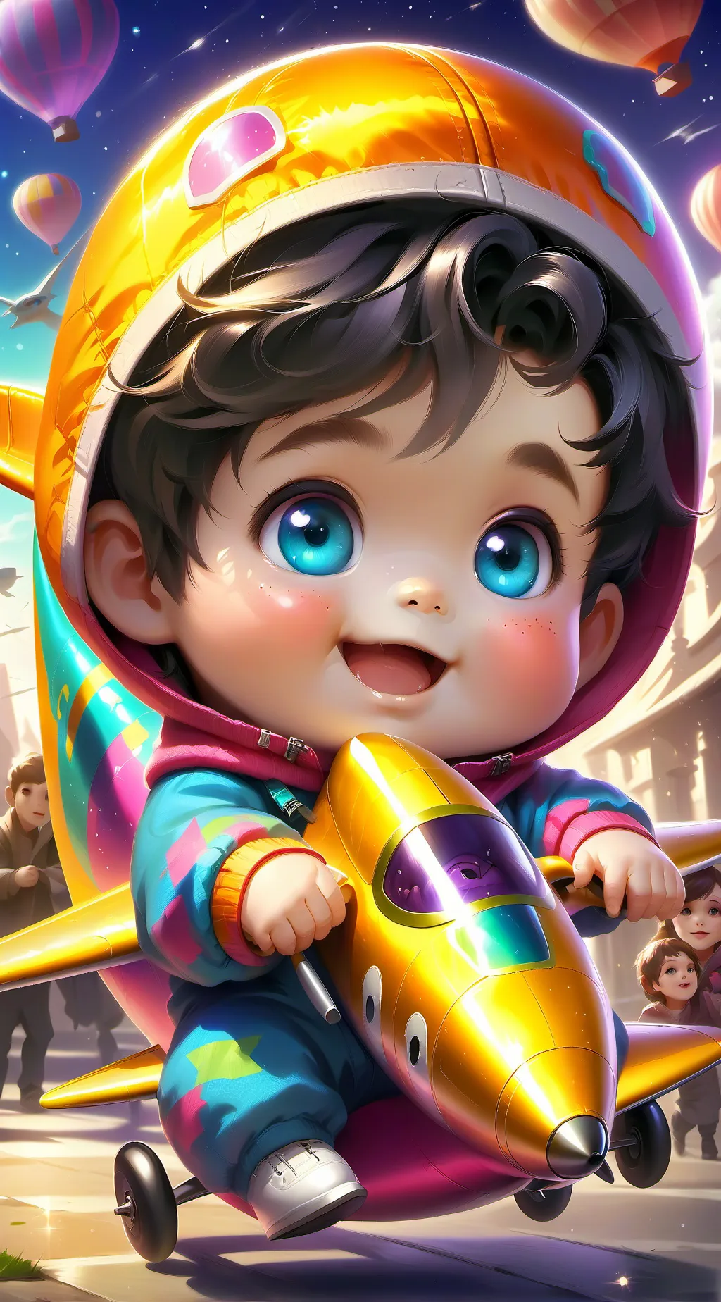 ai character: Baby Saja background