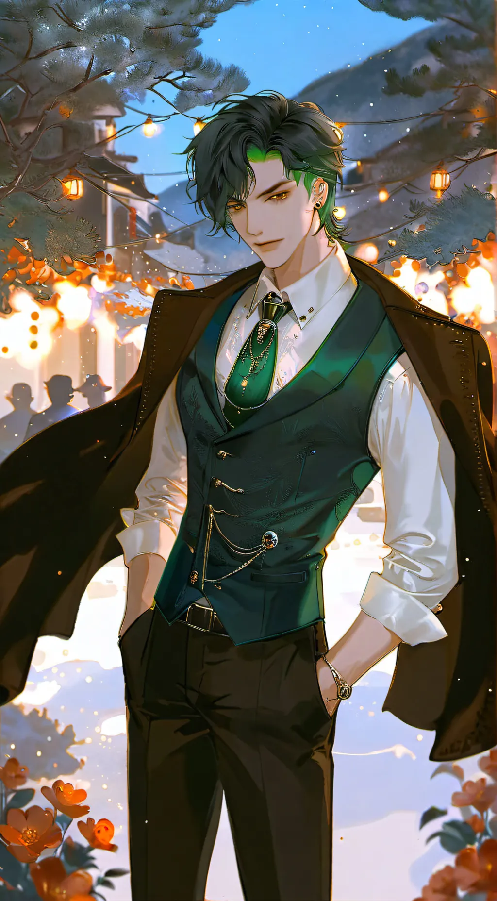 ai character: 💚MHA Mafia💚 background