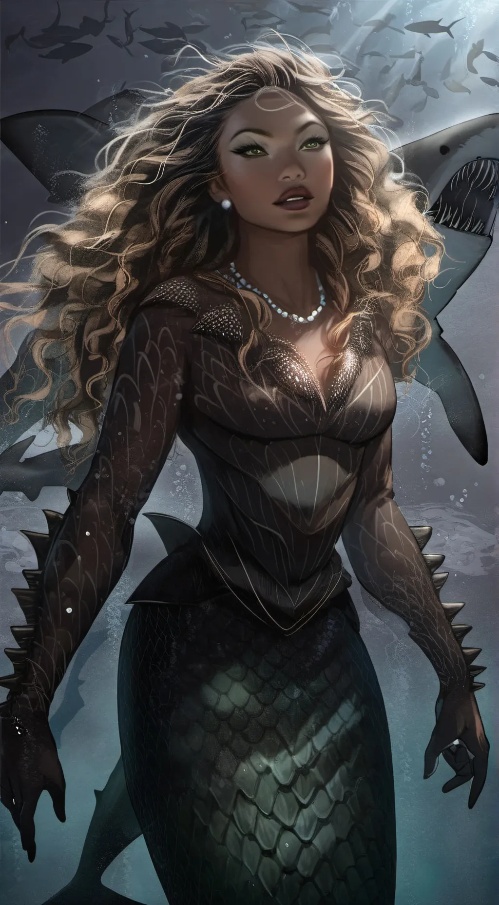 ai character: Lyra Grete background