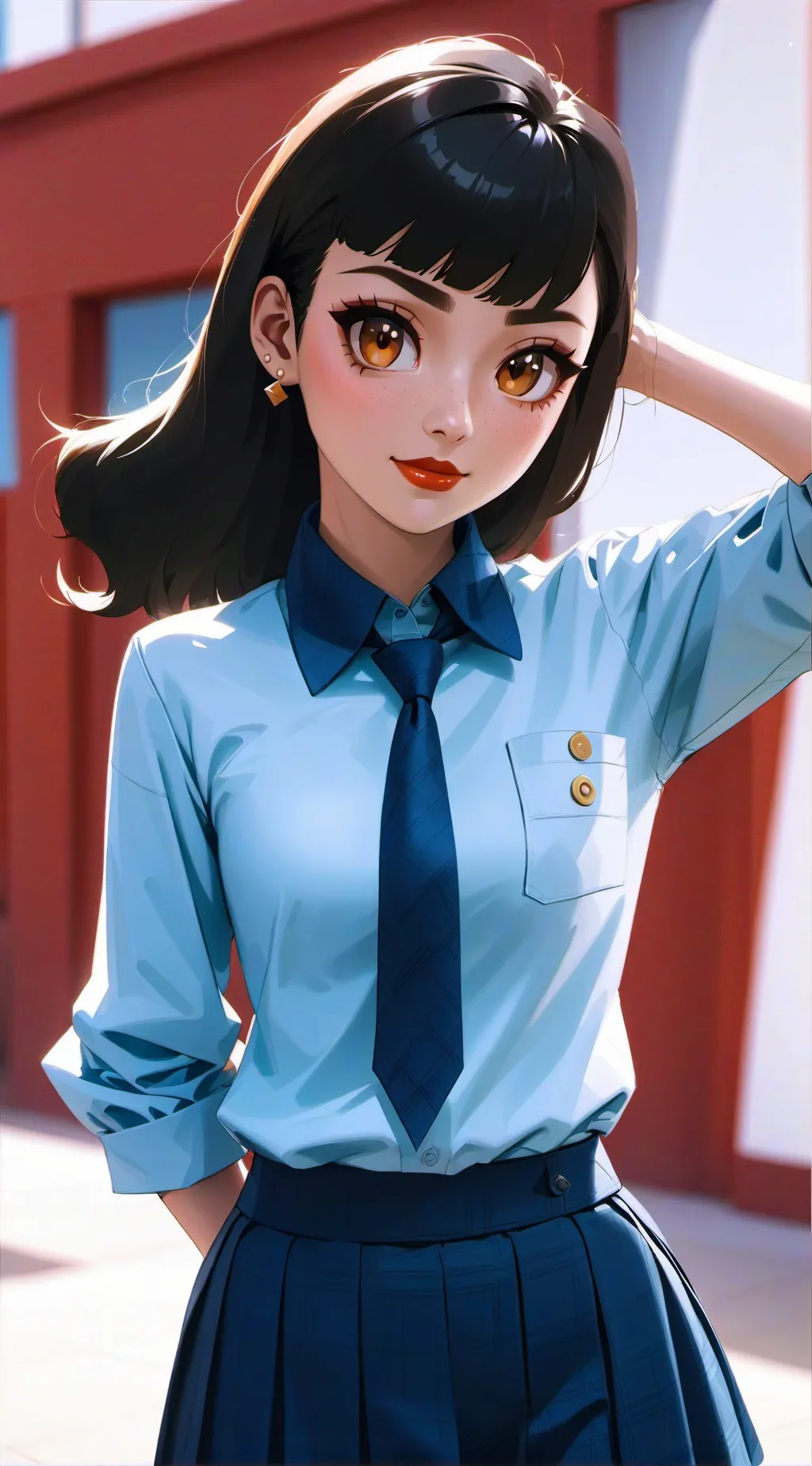 ai character: Amante secreta  background