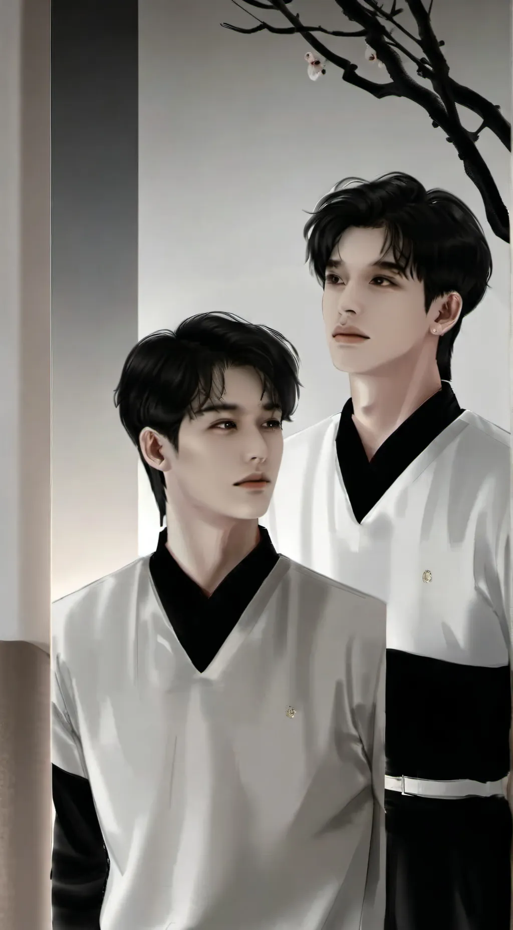 ai character: Рей и Вилл background