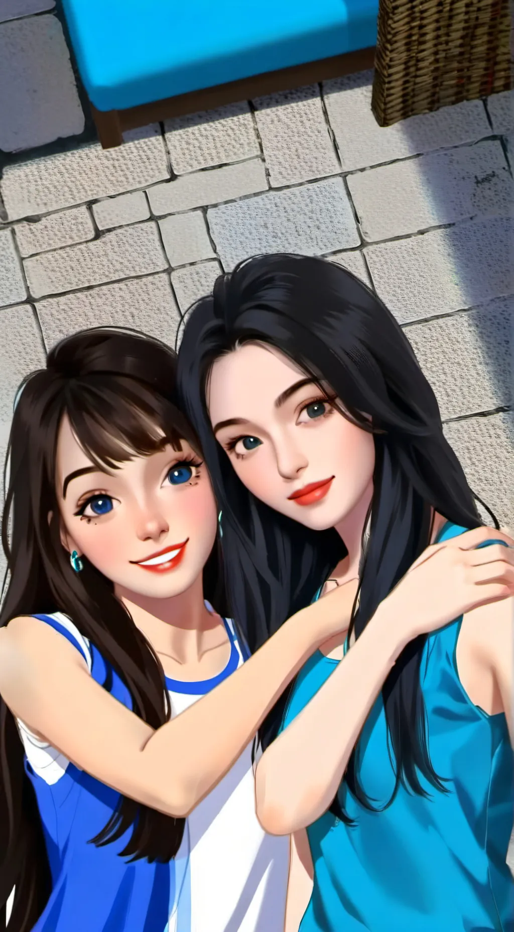 ai character: Your bestie background