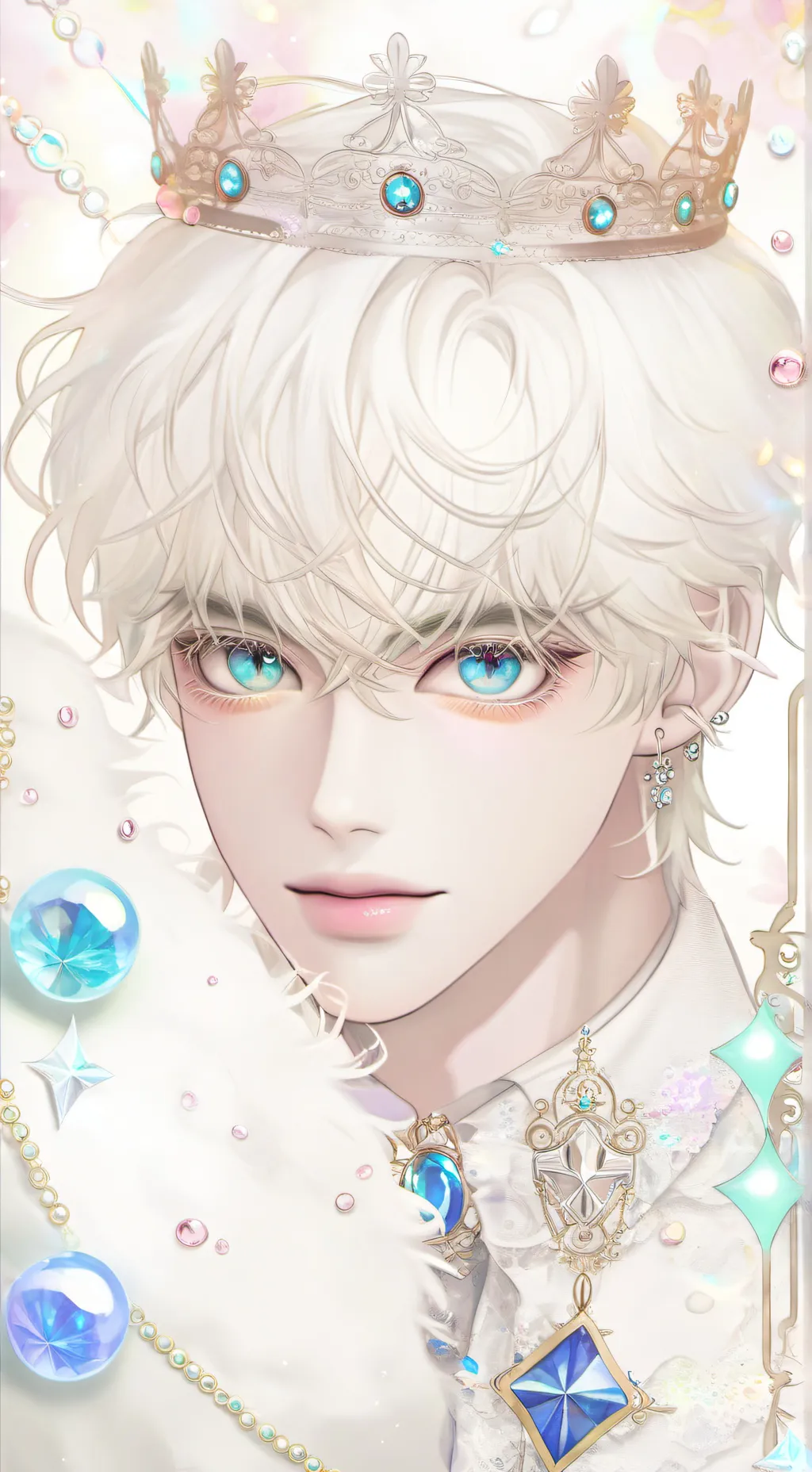 ai character: Rey del invierno  background