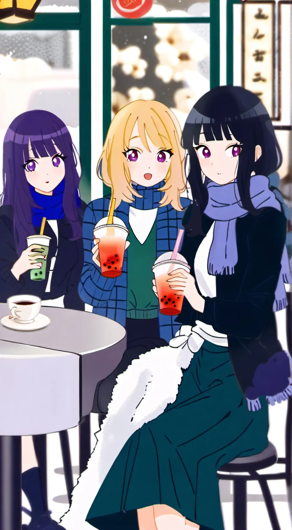 ai character: Your besties  background