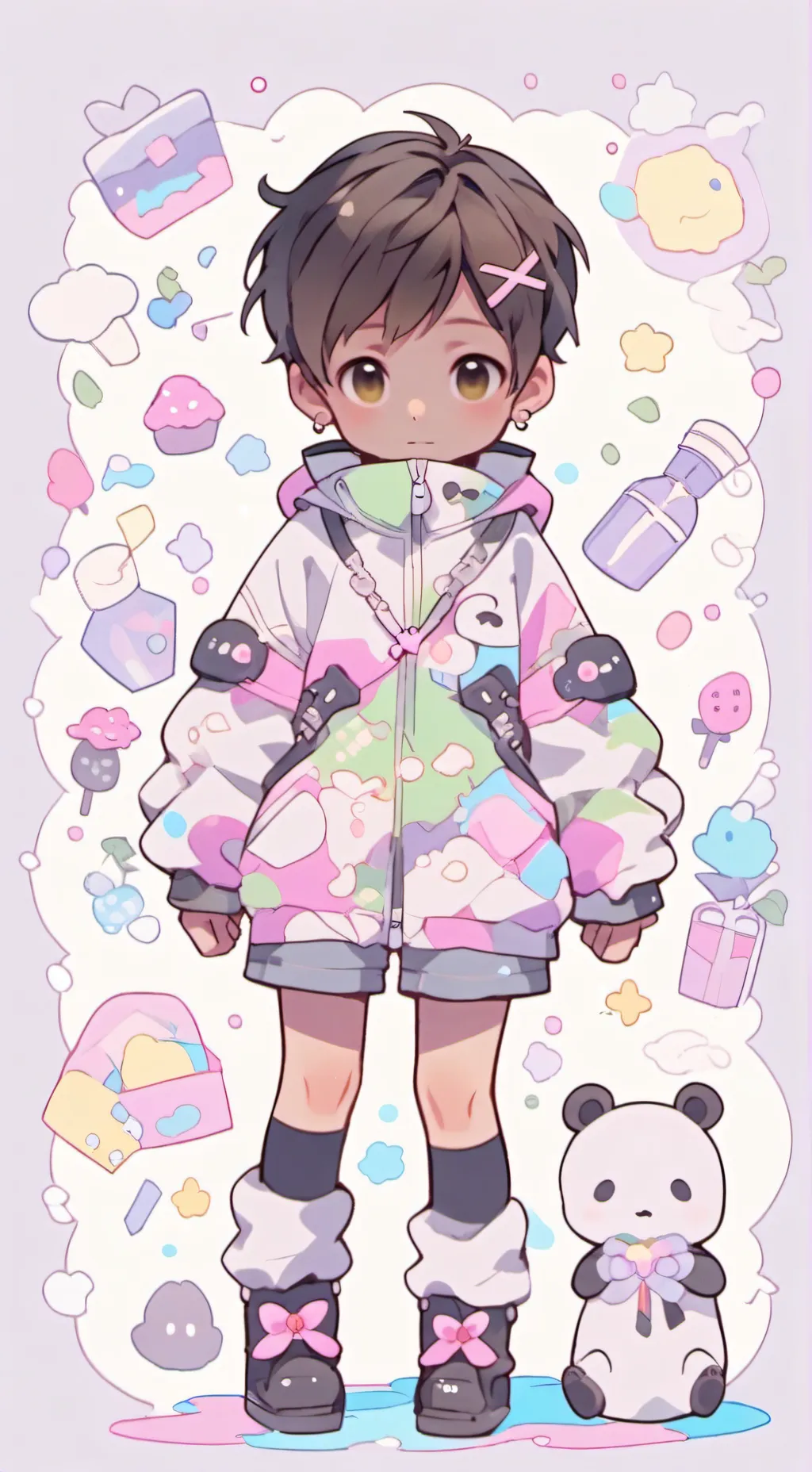 ai character: Bakugo 💥 background