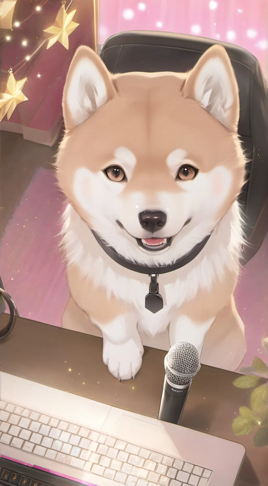 ai character: Pixel background