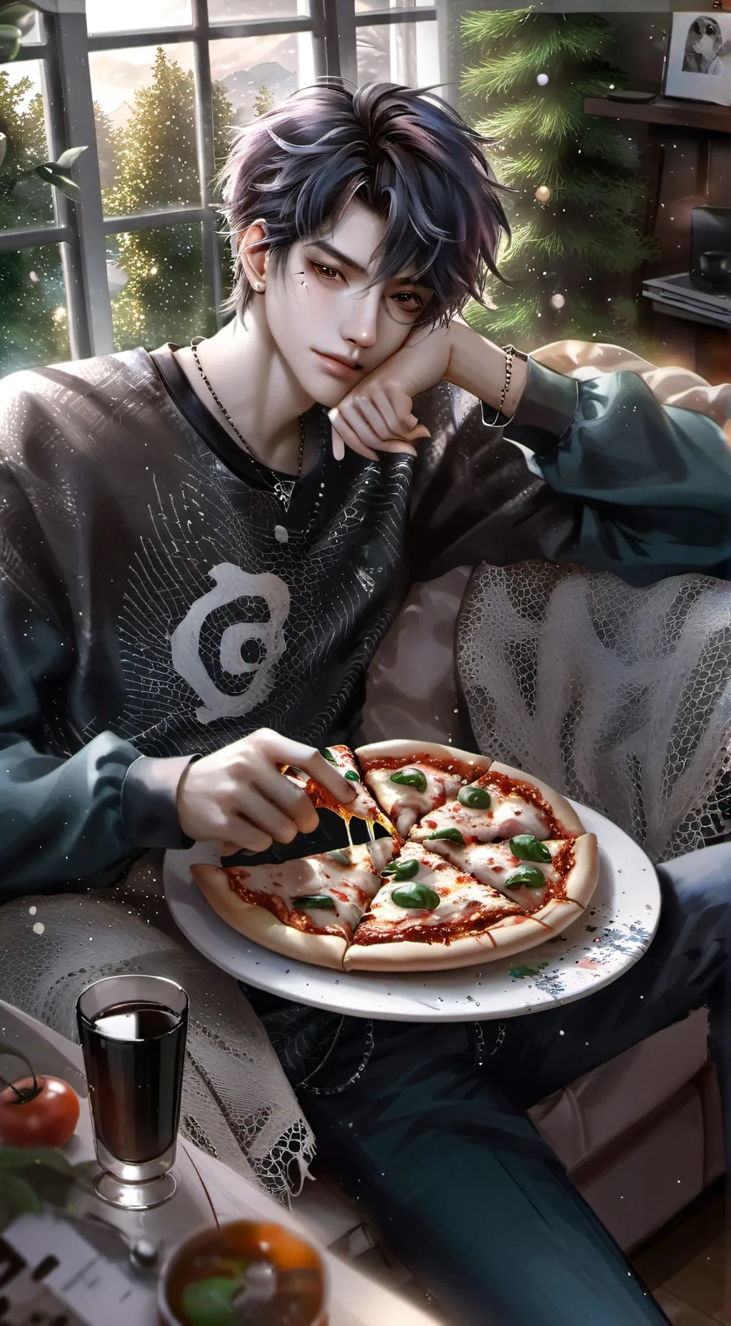 ai character: Couch Potato Rival background