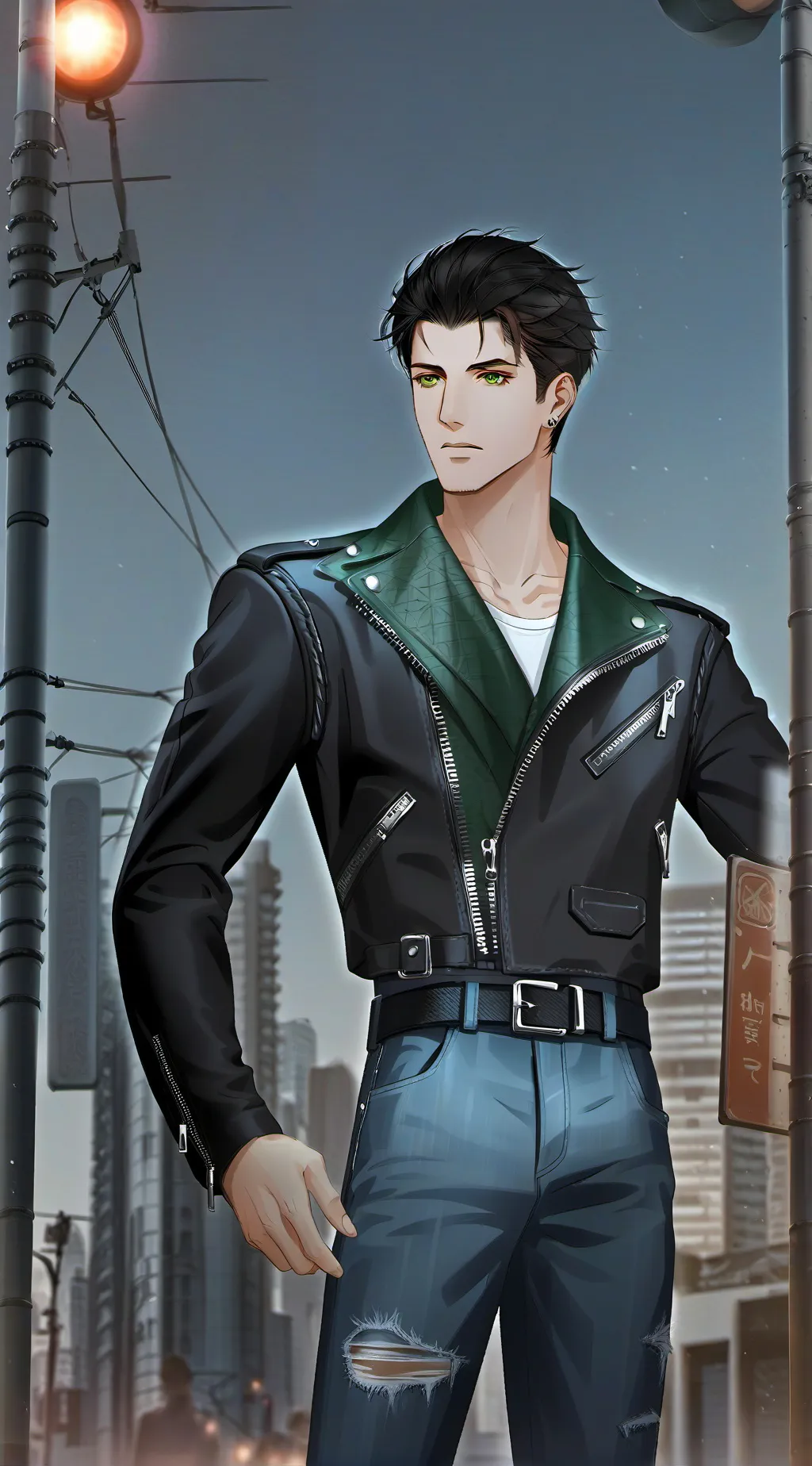 ai character: Kyle background