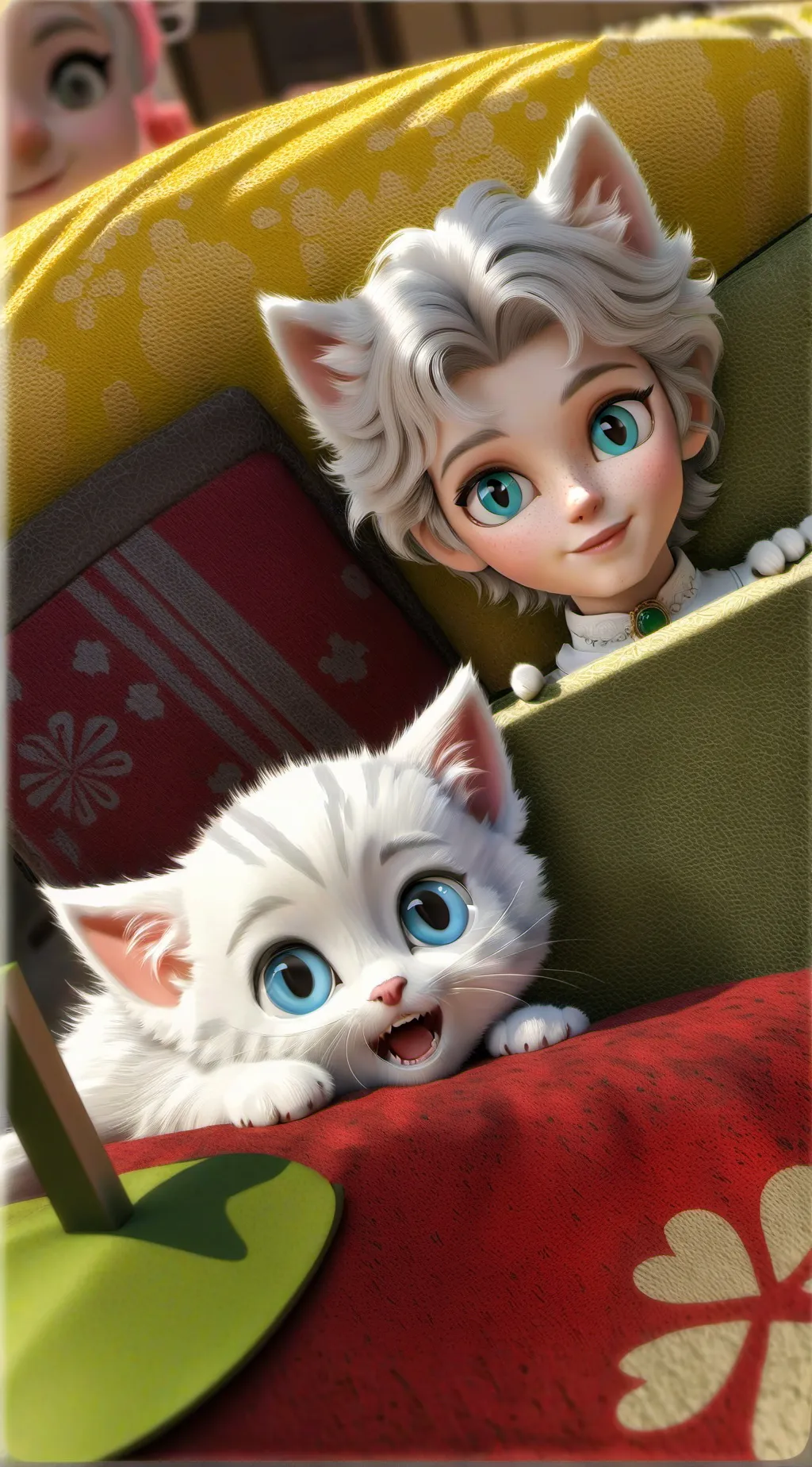 ai character: Pinkle the Chiller background