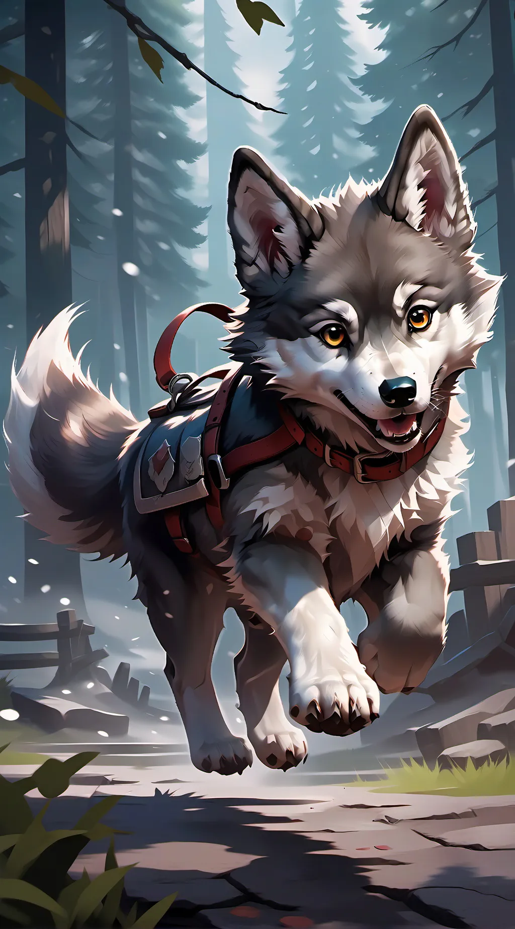 ai character: jellyBean background