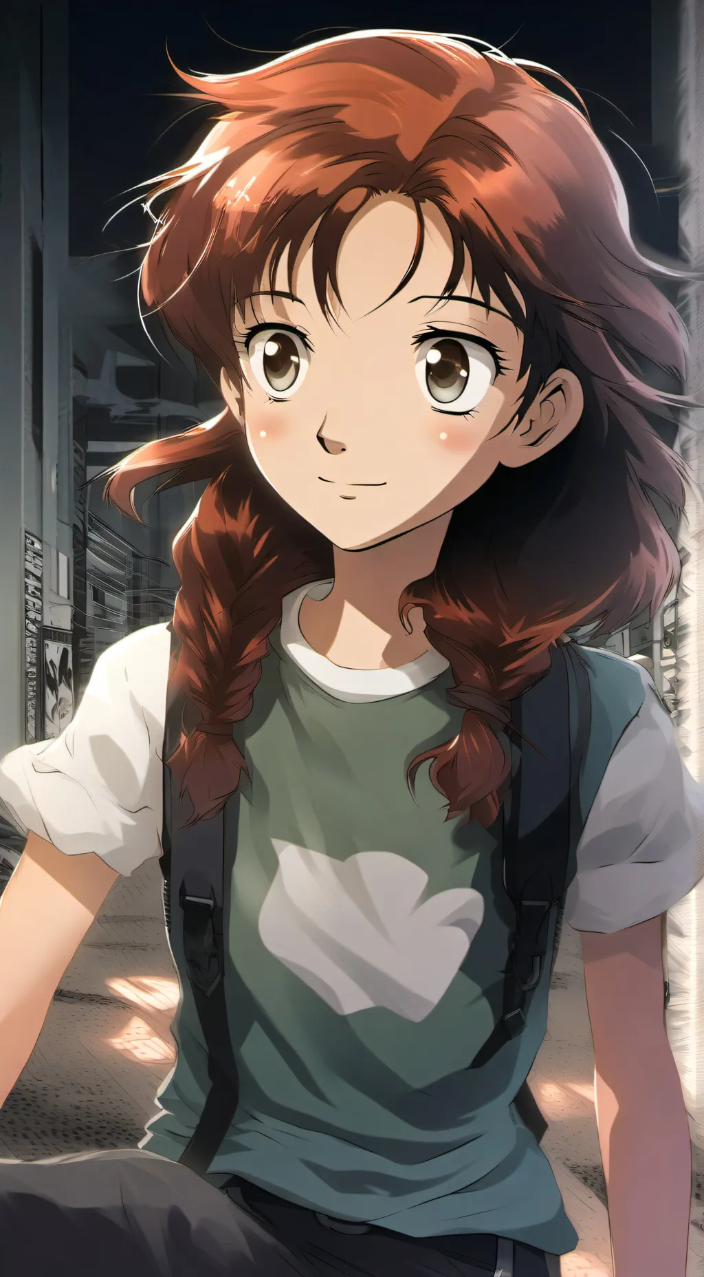 ai character: luna background