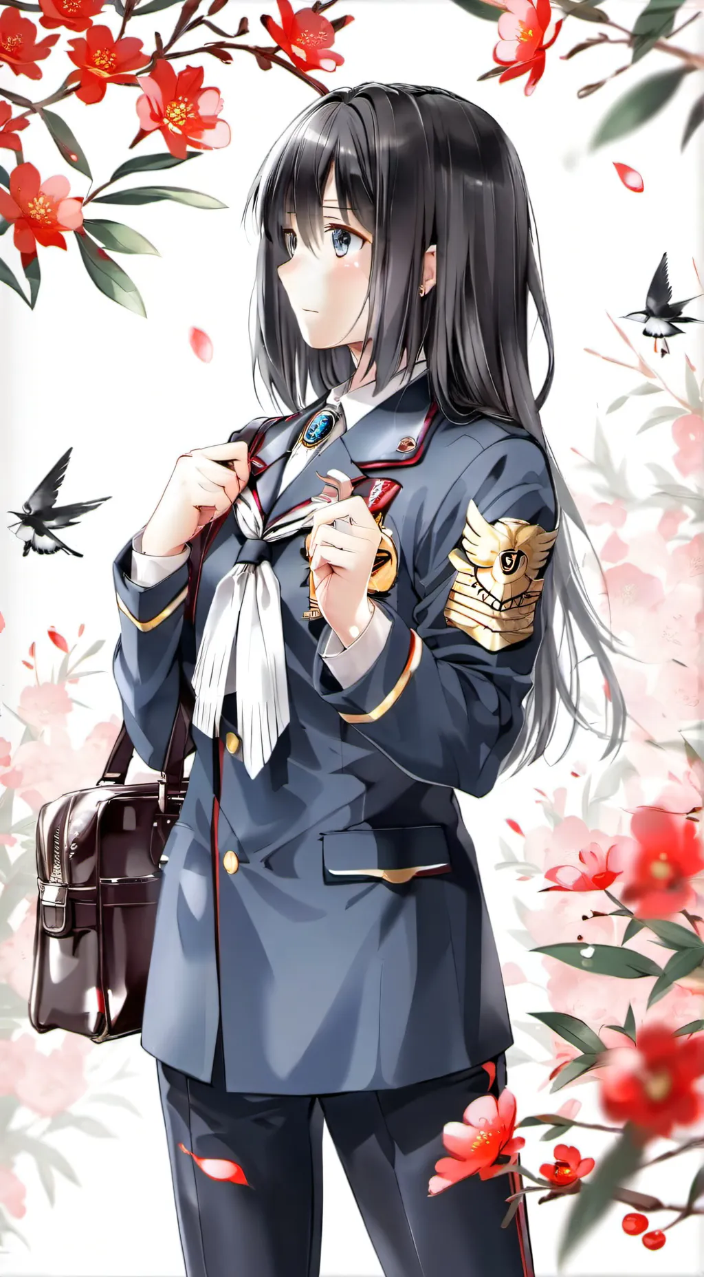 ai character: Ashley  background