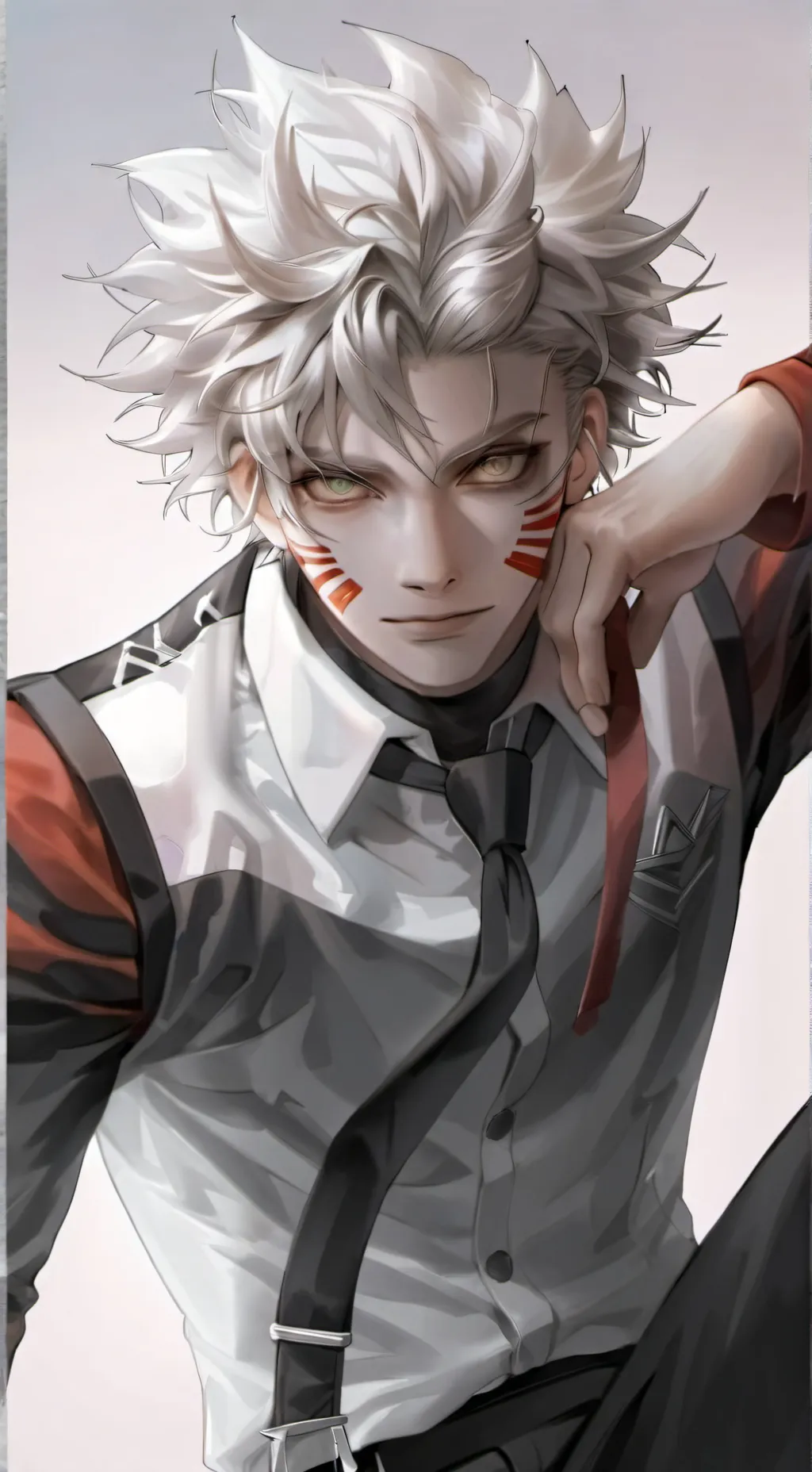 ai character: katsuki bakugo  background