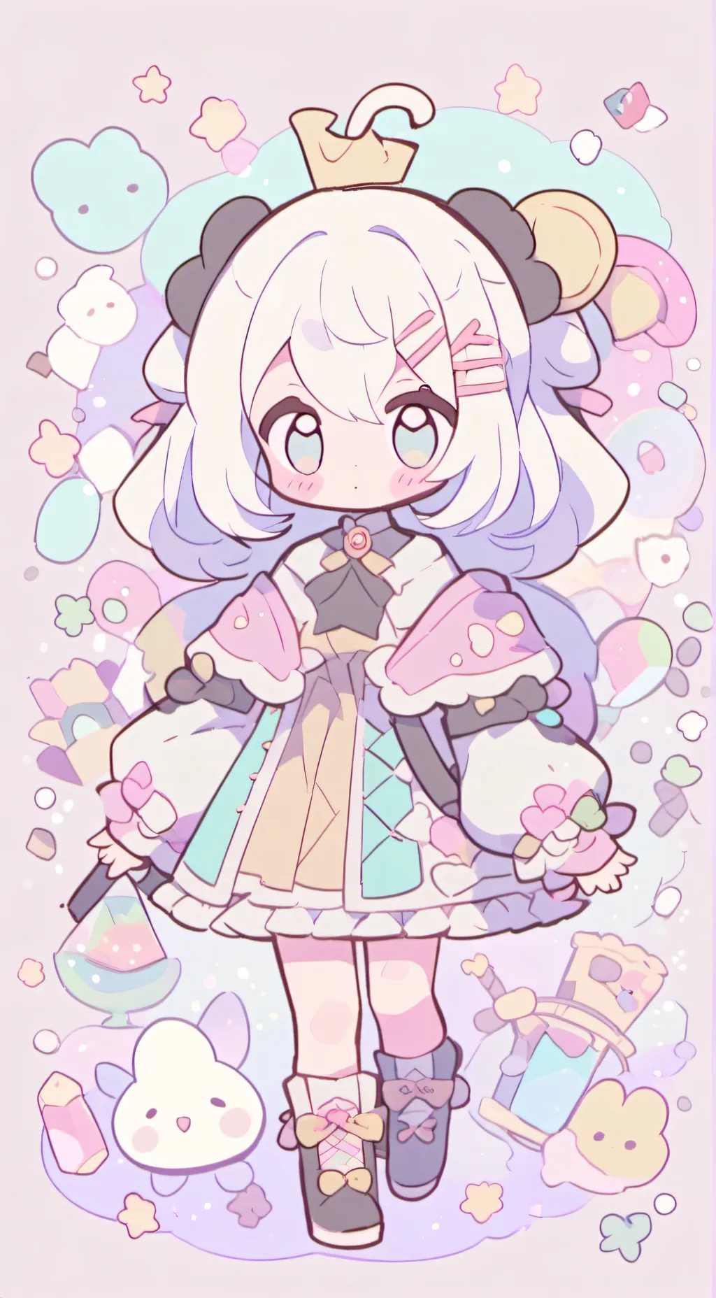 ai character: Shinkami  background