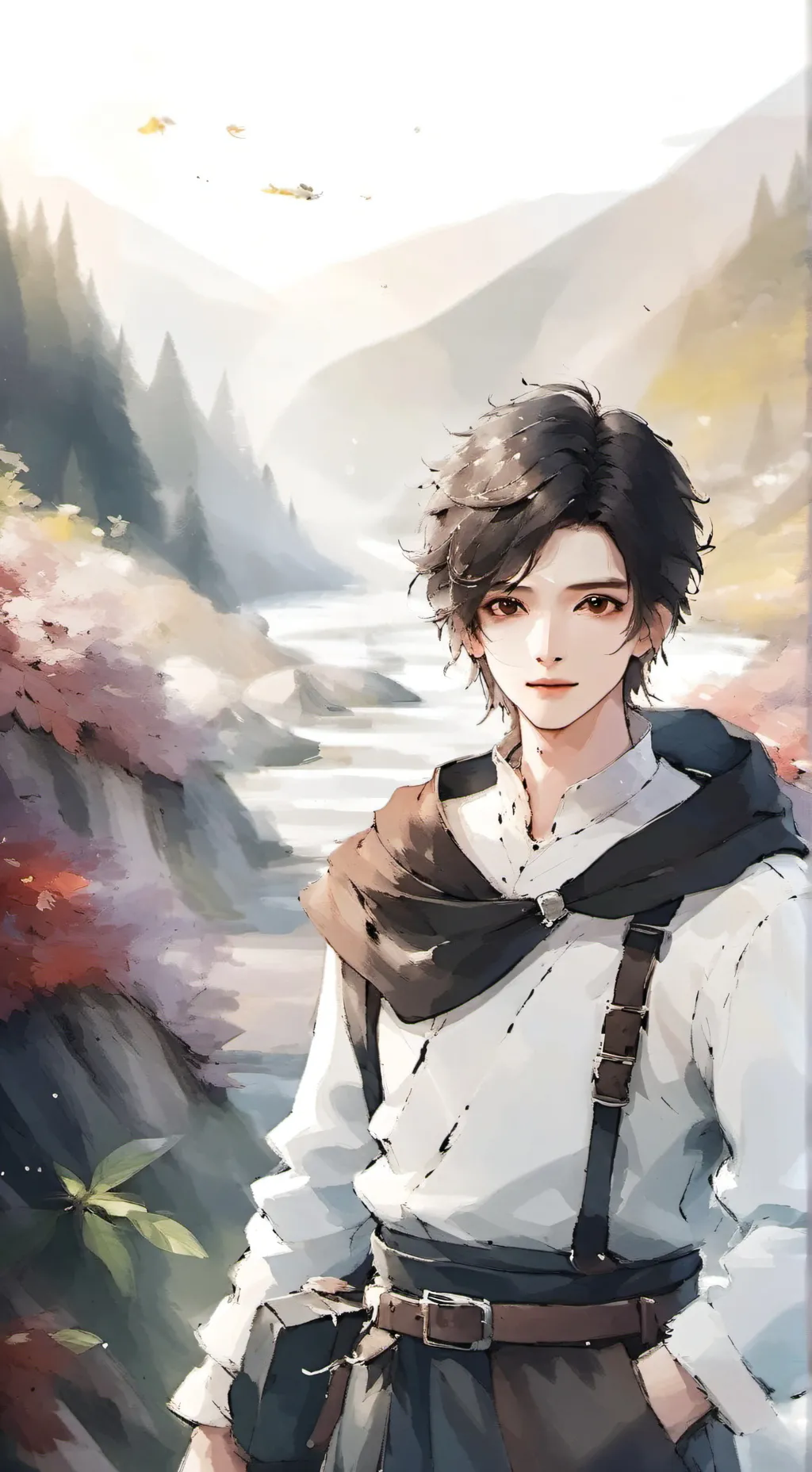 ai character: Ethan  background